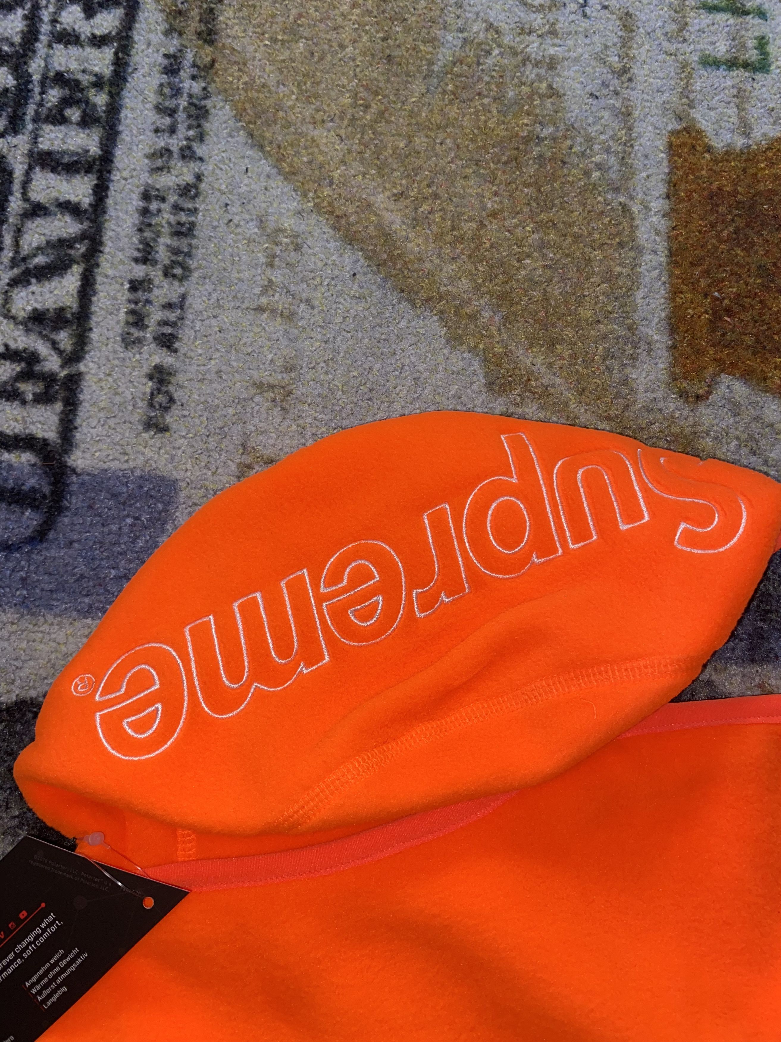 Polartec × Supreme Supreme Polartec Balaclava Orange Size ONE SIZE - 2 Thumbnail