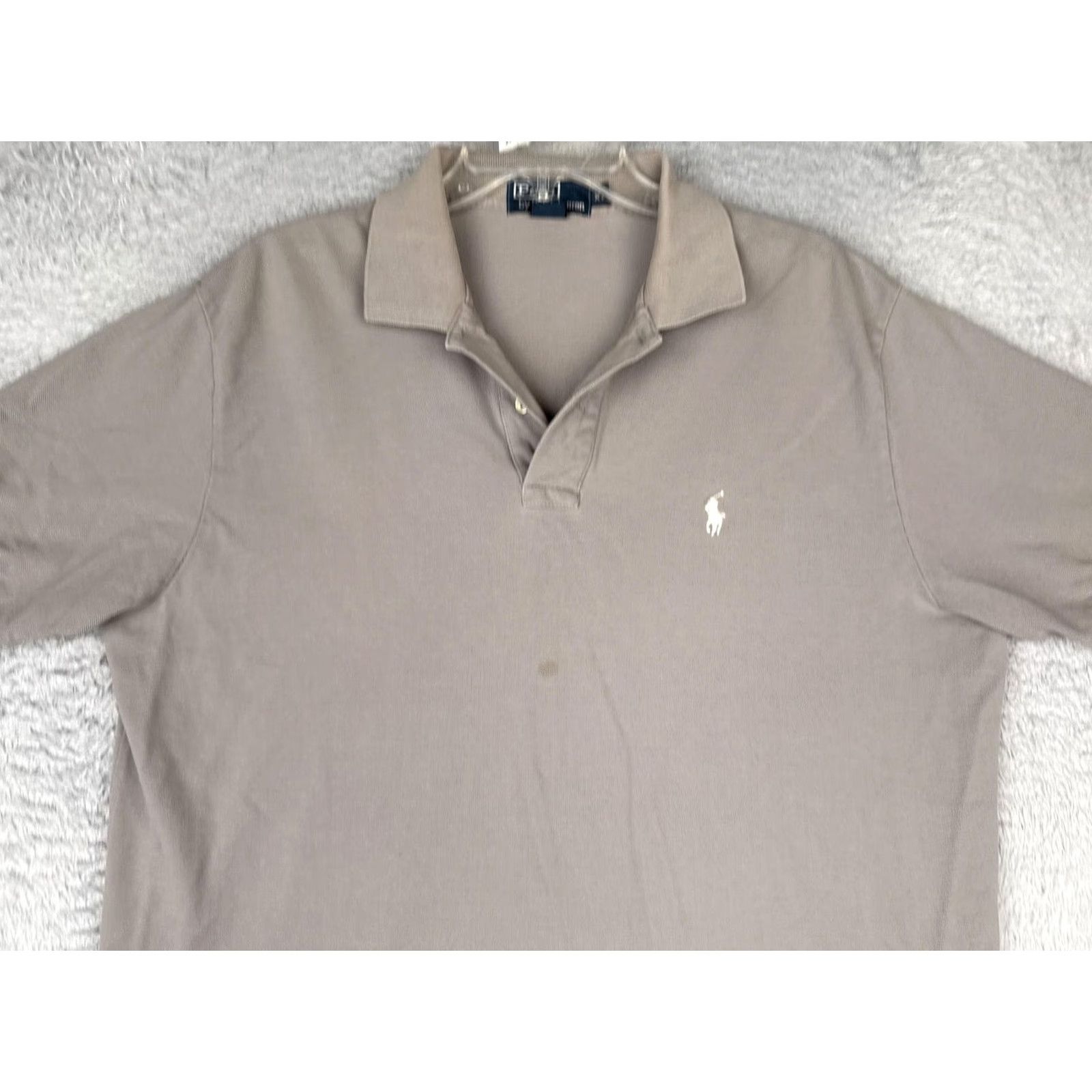 Polo Ralph Lauren Polo Ralph Lauren Polo Shirt Mens XL Brown 100% Cotton Short Sleeve Logo Casual Vintage? Size US XL / EU 56 / 4 - 4 Thumbnail