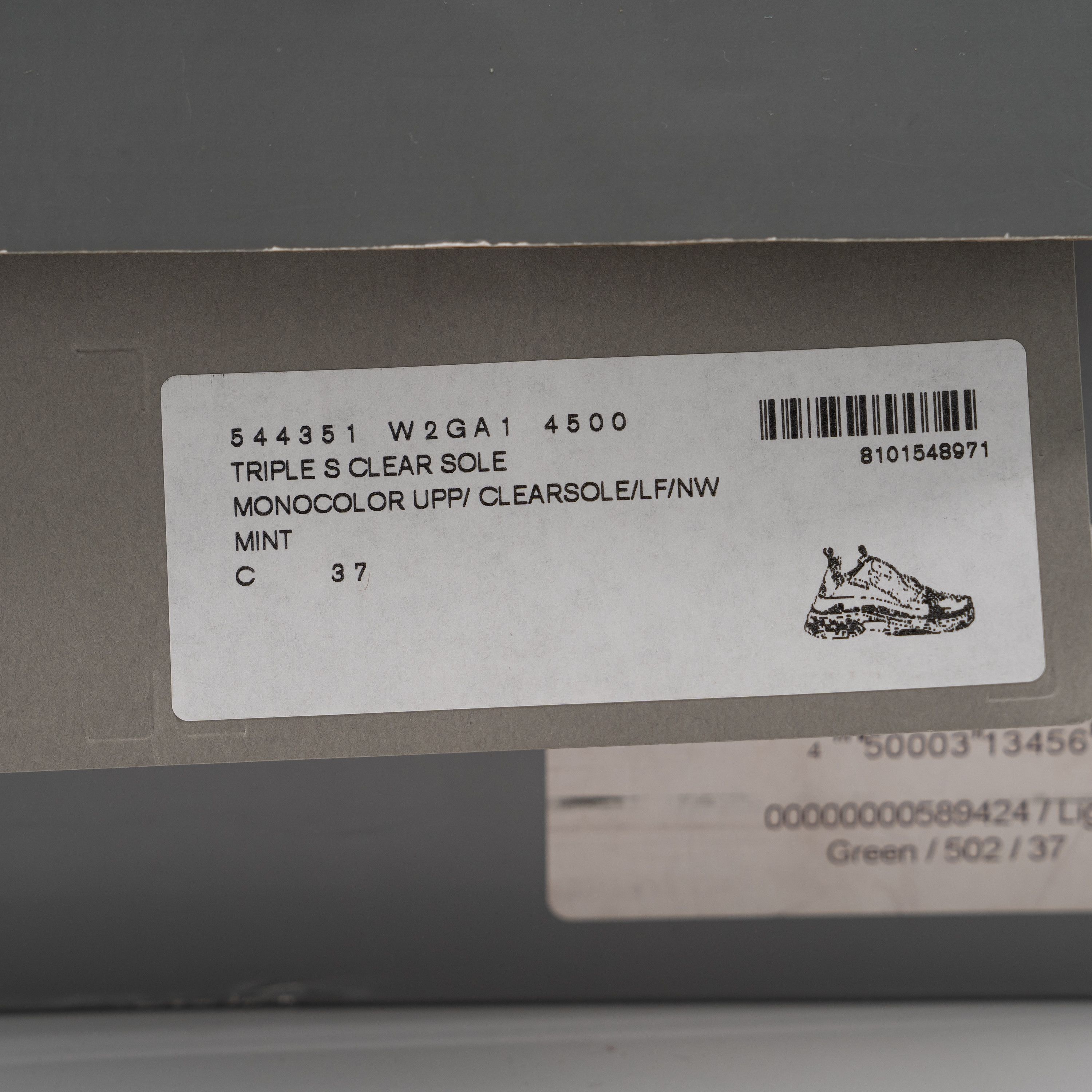 Balenciaga 37 EU / 7 US Balenciaga Triple S Sneakers Mint Green Size US 7 / IT 37 - 15 Thumbnail