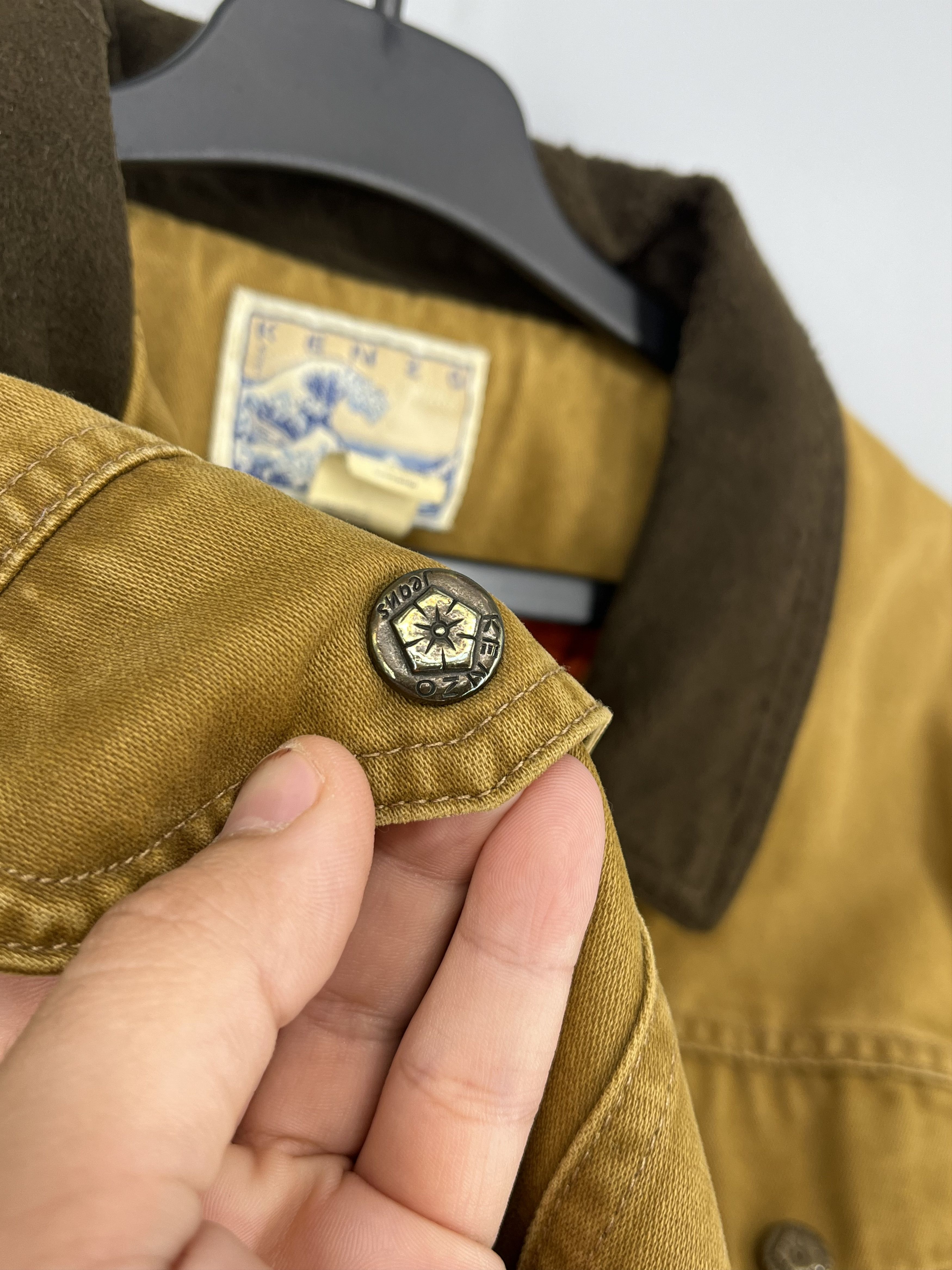 Japanese Brand Vintage 1990s KENZO JEANS Women's Jacket Made In France Size L / US 10 / IT 46 - 11 Thumbnail
