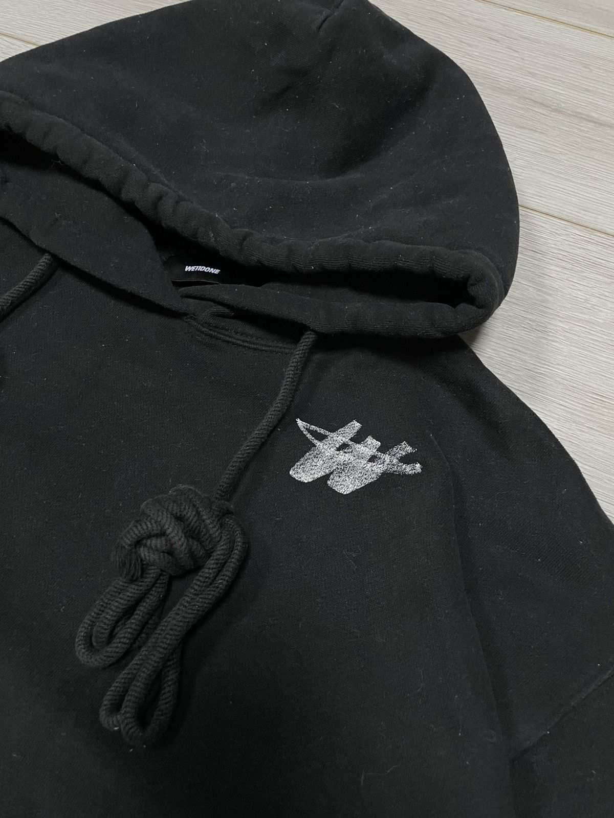 WE11DONE We11Done WD logo Oversized Korea Hoodie Size US S / EU 44-46 / 1 - 4 Thumbnail