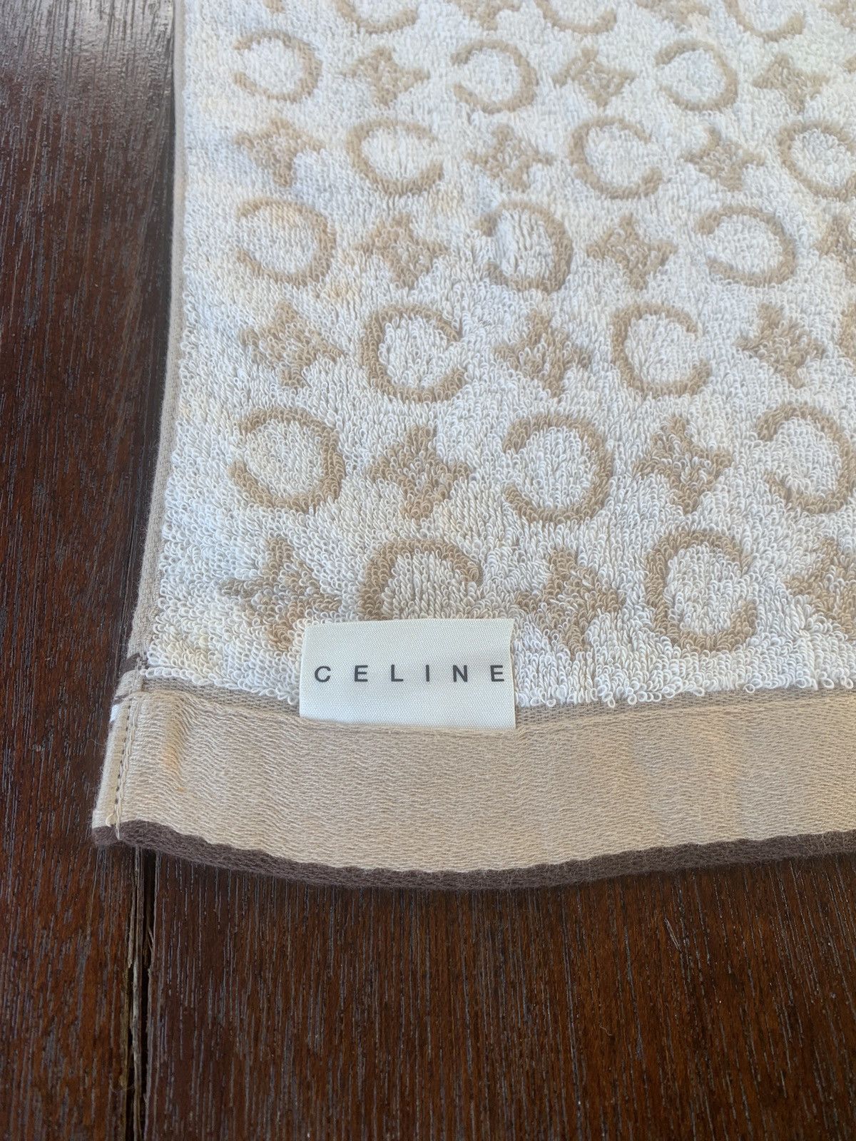 Celine × Designer Vintage Celine CC fleece bath towel Size ONE SIZE - 3 Thumbnail
