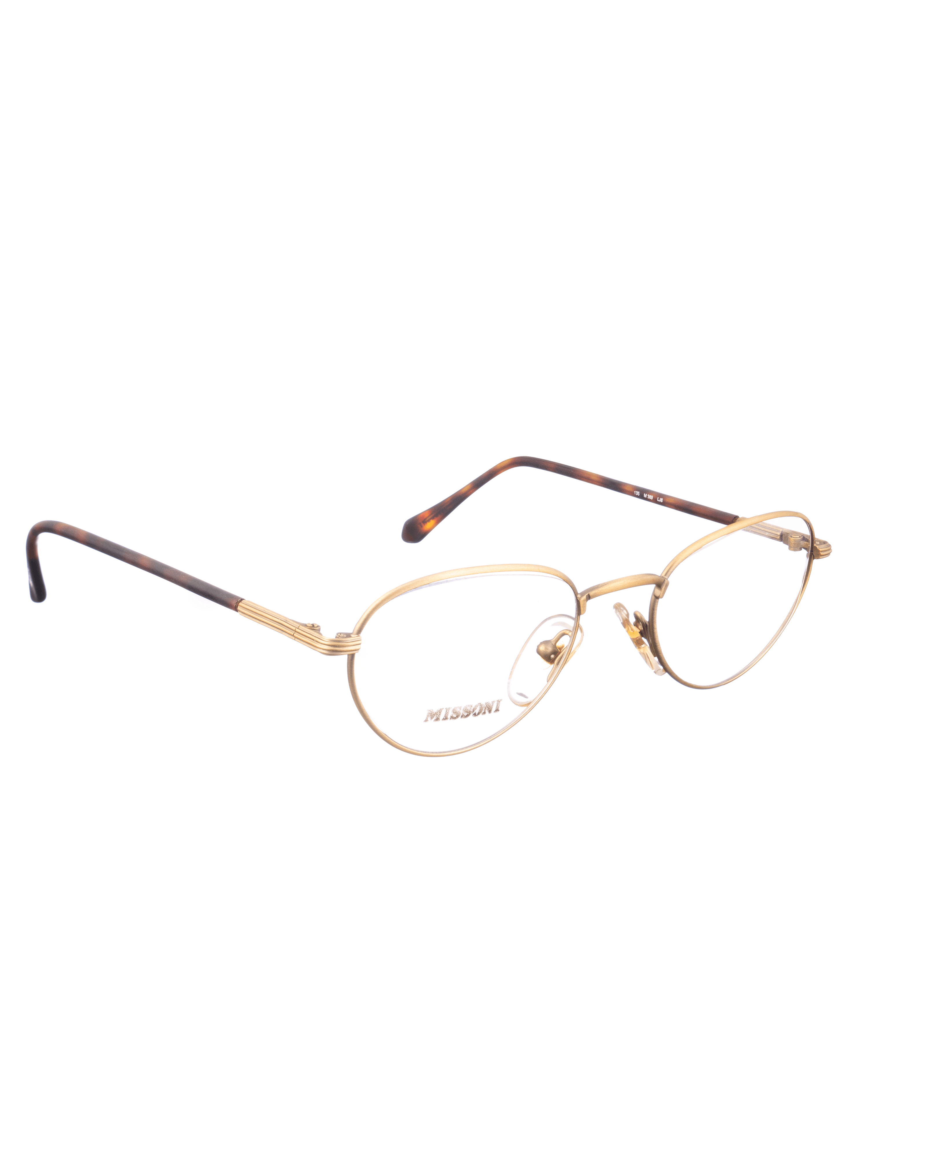 Missoni Missoni 00s Vintage Matte Dark Gold Glasses Size ONE SIZE - 1 Thumbnail
