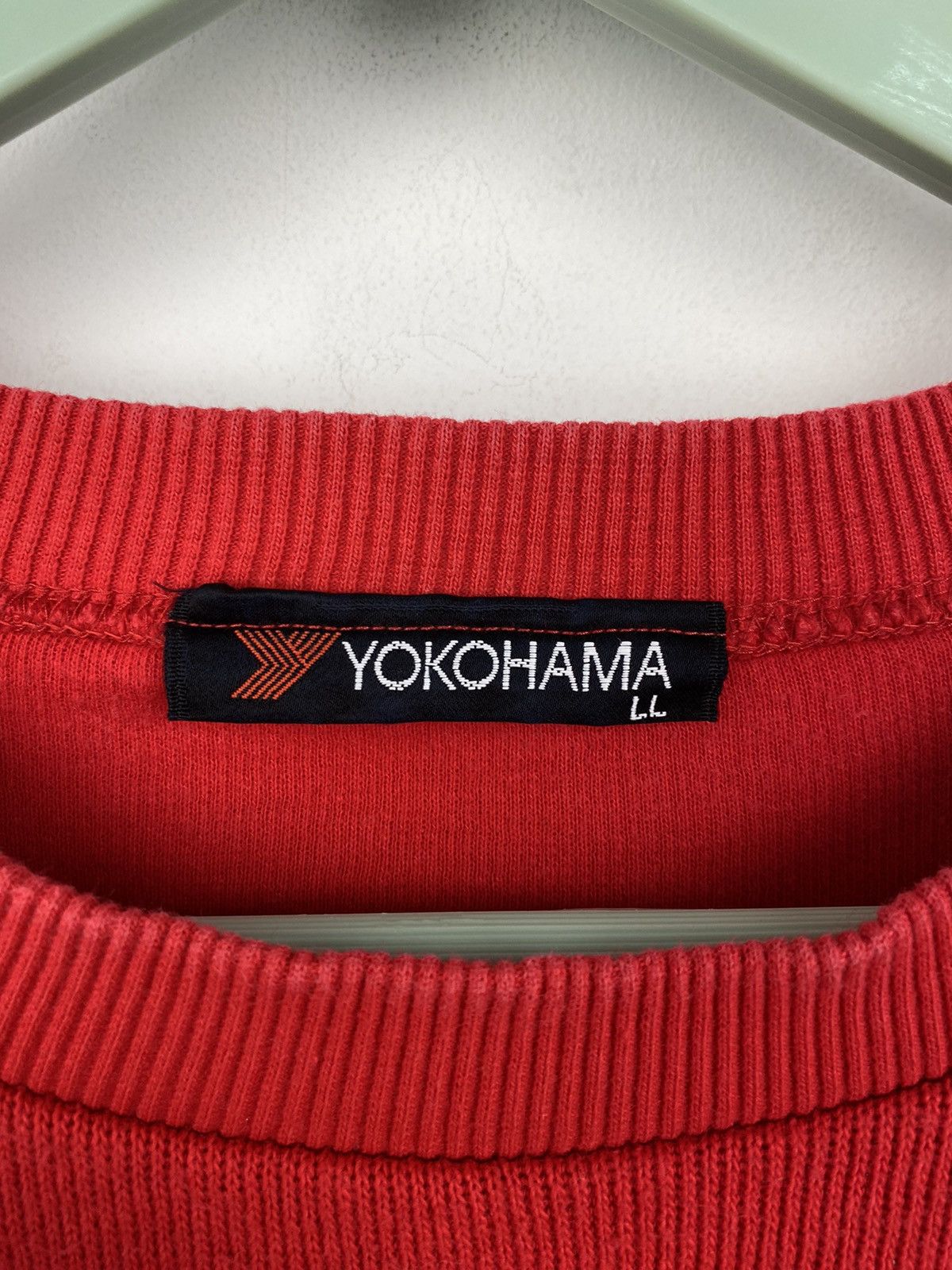 Vintage Vintage 90s Yokohama Sweatshirt Nissan Yamaha Subaru Size US L / EU 52-54 / 3 - 14 Thumbnail
