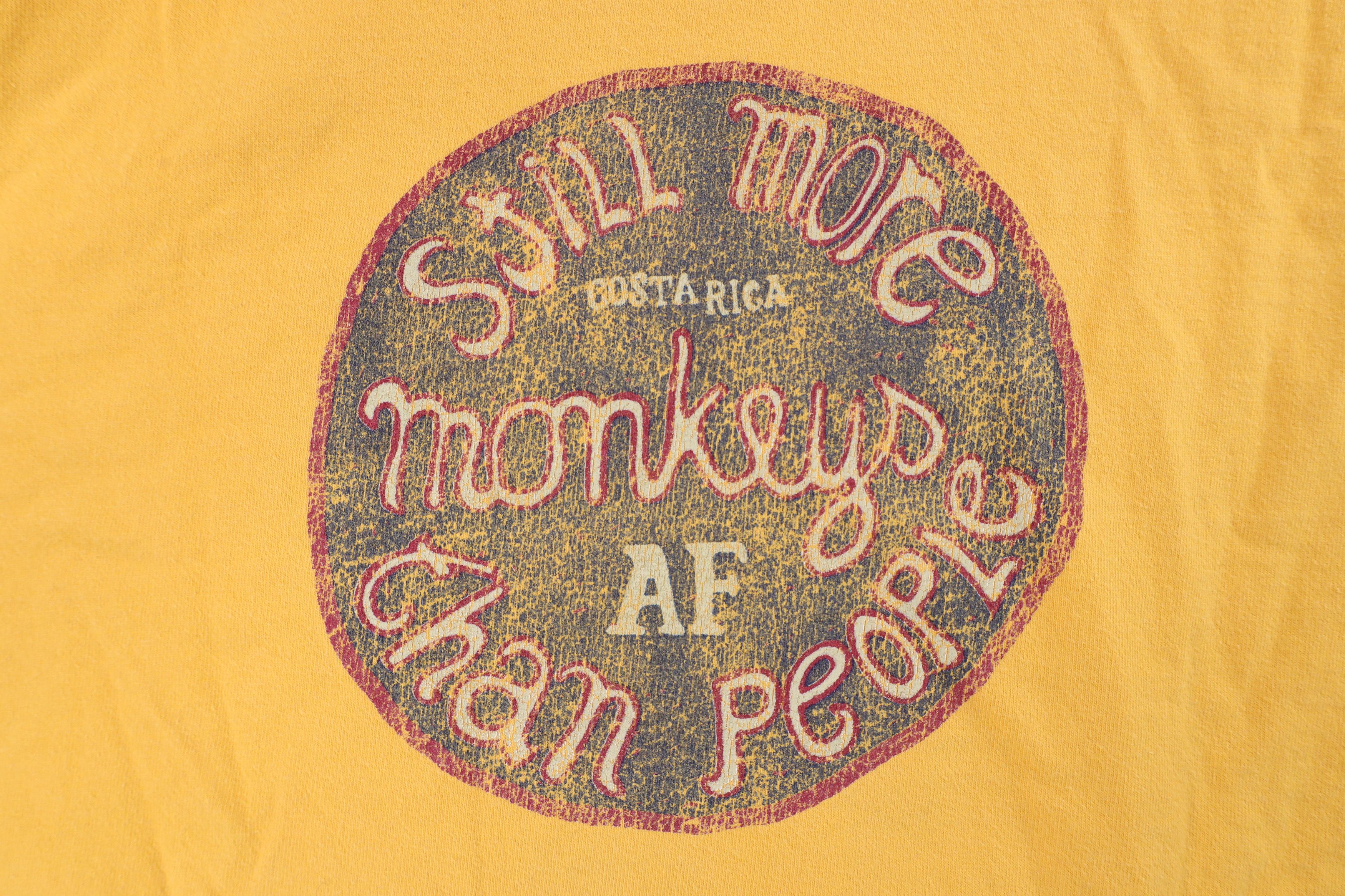 Abercrombie & Fitch × Vintage Vintage 90s Abercrombie & Fitch Spell Heavyweight T-Shirt Size US XL / EU 56 / 4 - 10 Thumbnail