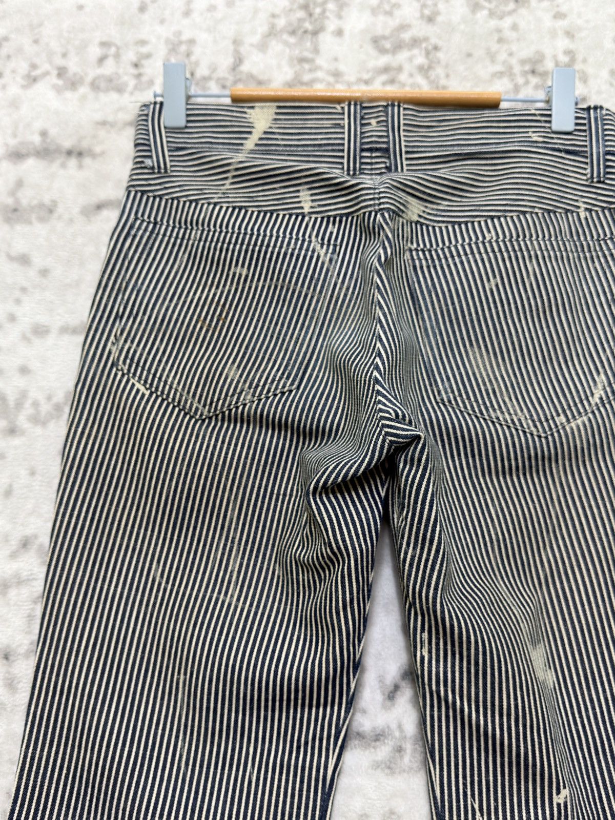 Nicole Club Monsieur Nicole Hickory Flare Paint Splash Workwear Pants Size US 28 / EU 44 - 10 Thumbnail