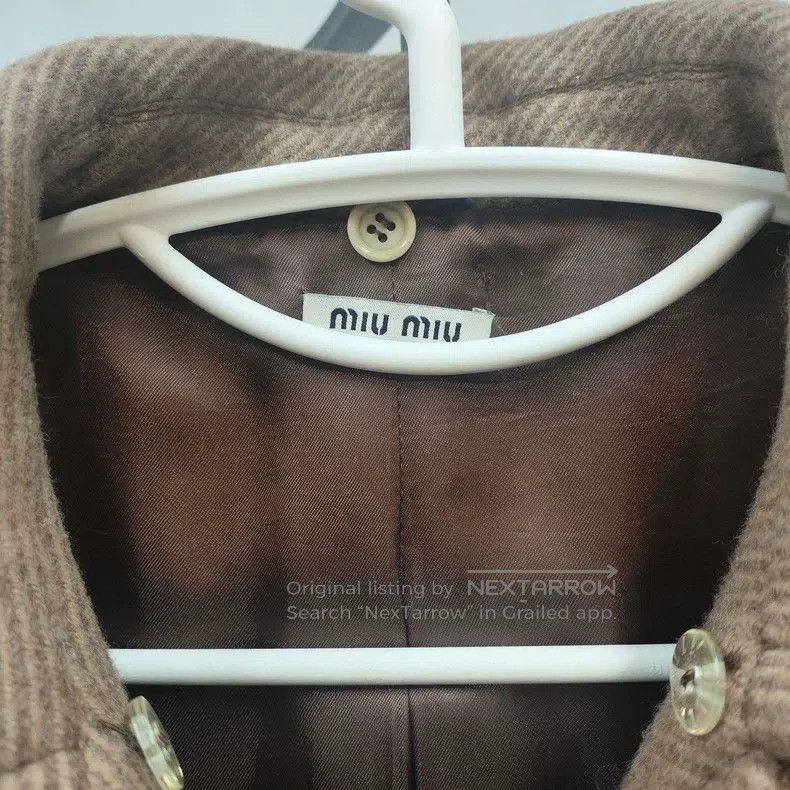 Miu Miu Miu Miu 40 Wool coat Size M / US 6-8 / IT 42-44 - 3 Thumbnail