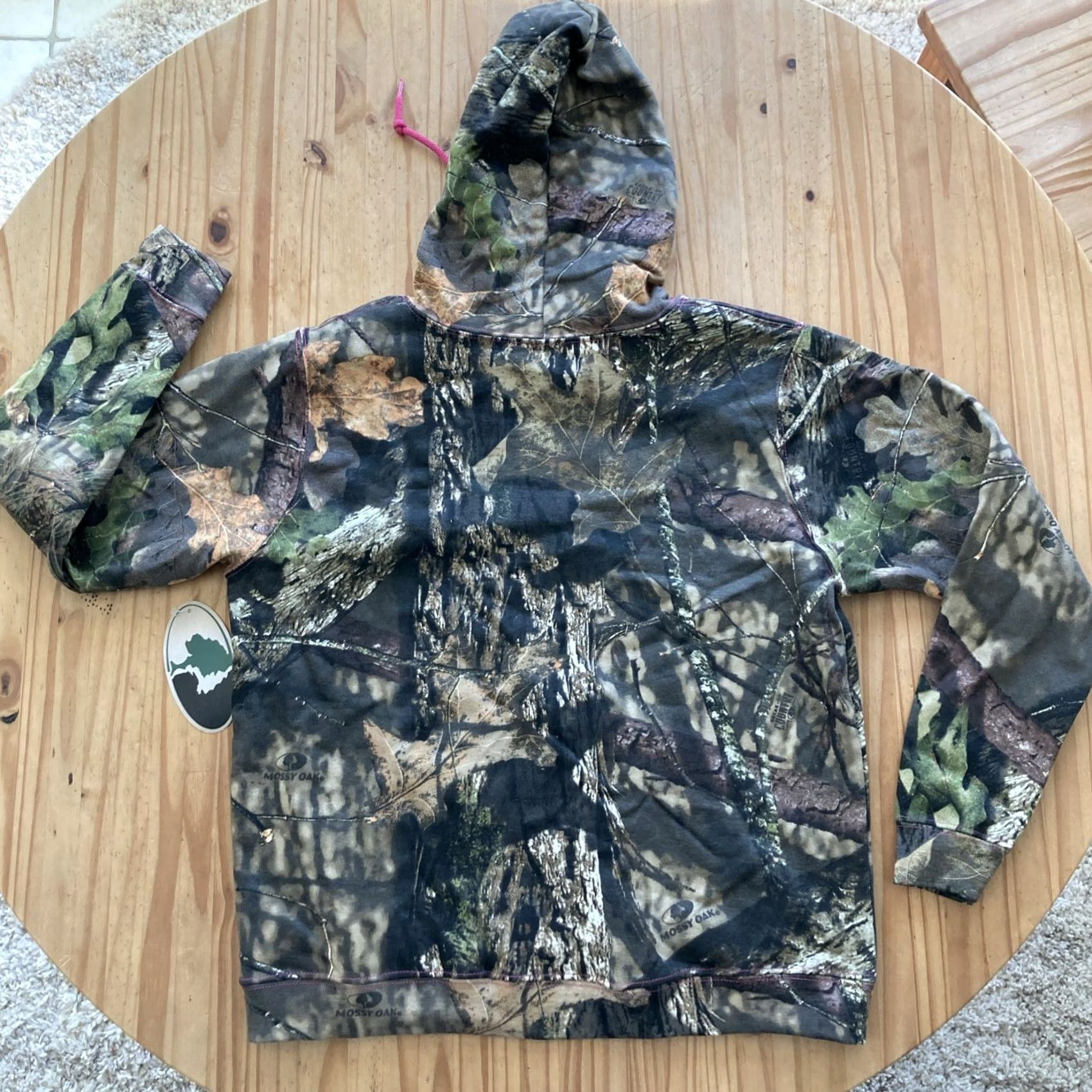 Vintage VINTAGE Mossy Oak Camouflage Hooded Sweatshirt Women’s M Hunting Size M / US 6-8 / IT 42-44 - 2 Thumbnail