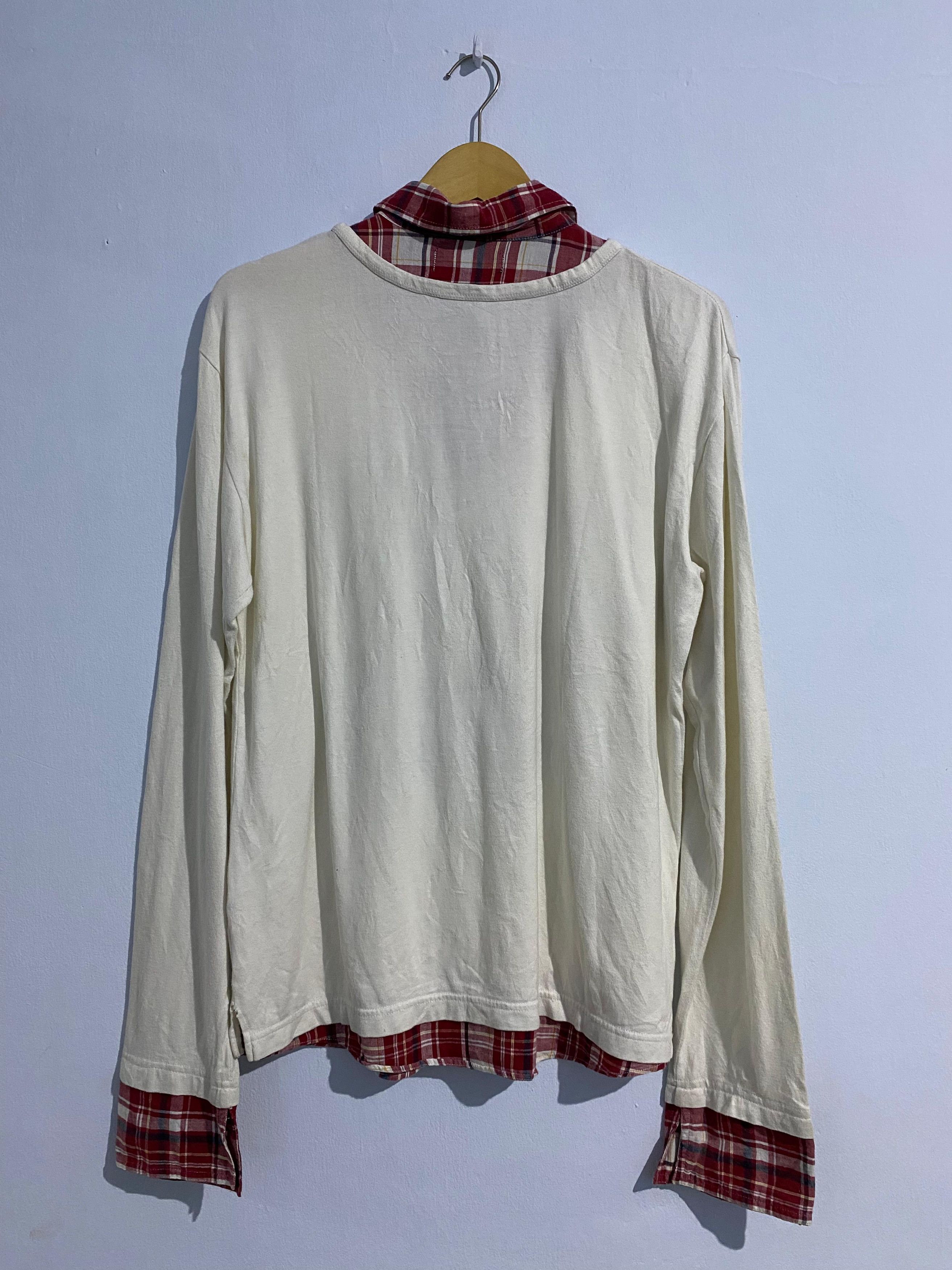 Japanese Brand Japanese double layer colins longlevee tshirt Size US L / EU 52-54 / 3 - 4 Thumbnail