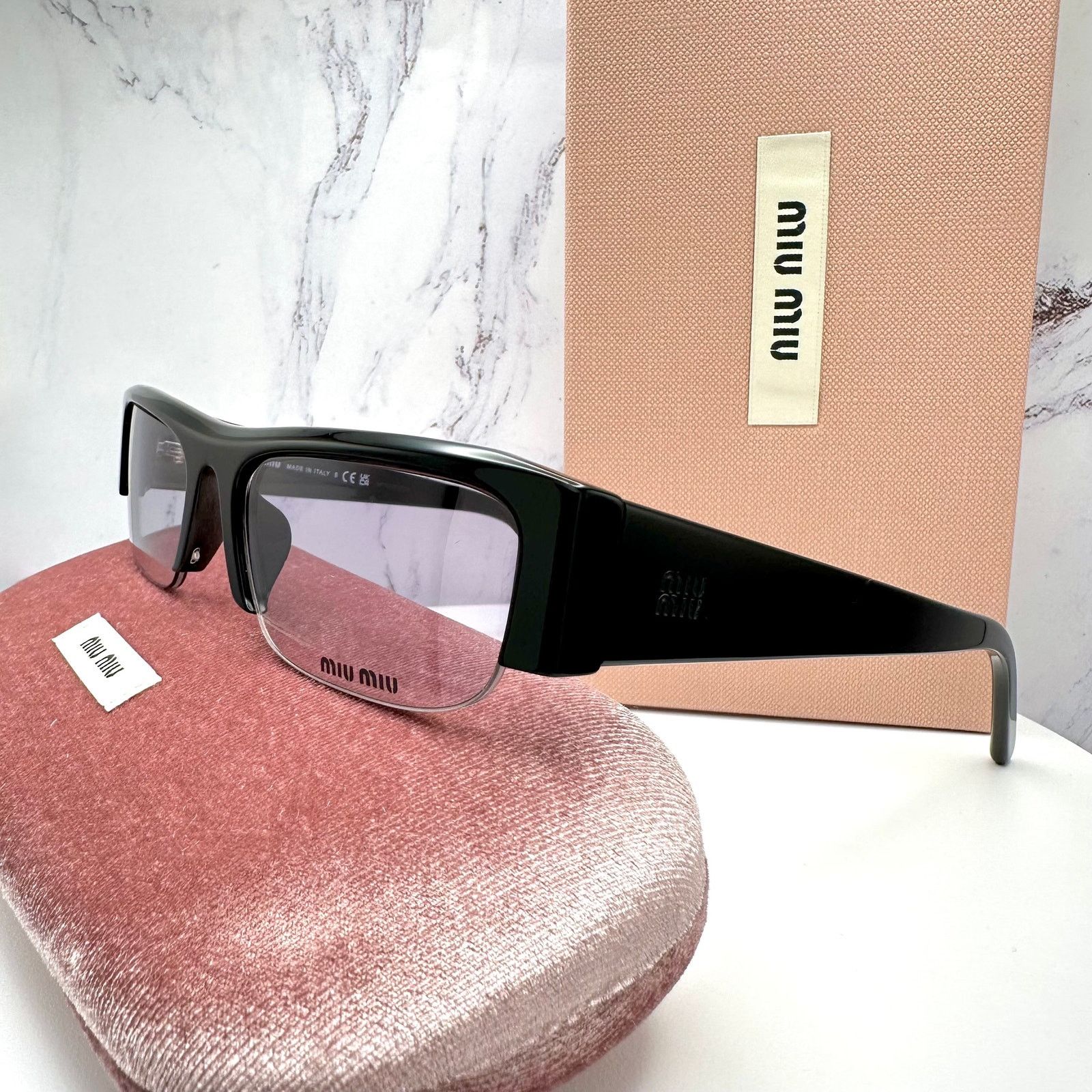 Miu Miu New MIU MIU Vedette Sunglasses Seen on Kylie Jenner MU B07S Size ONE SIZE - 4 Thumbnail