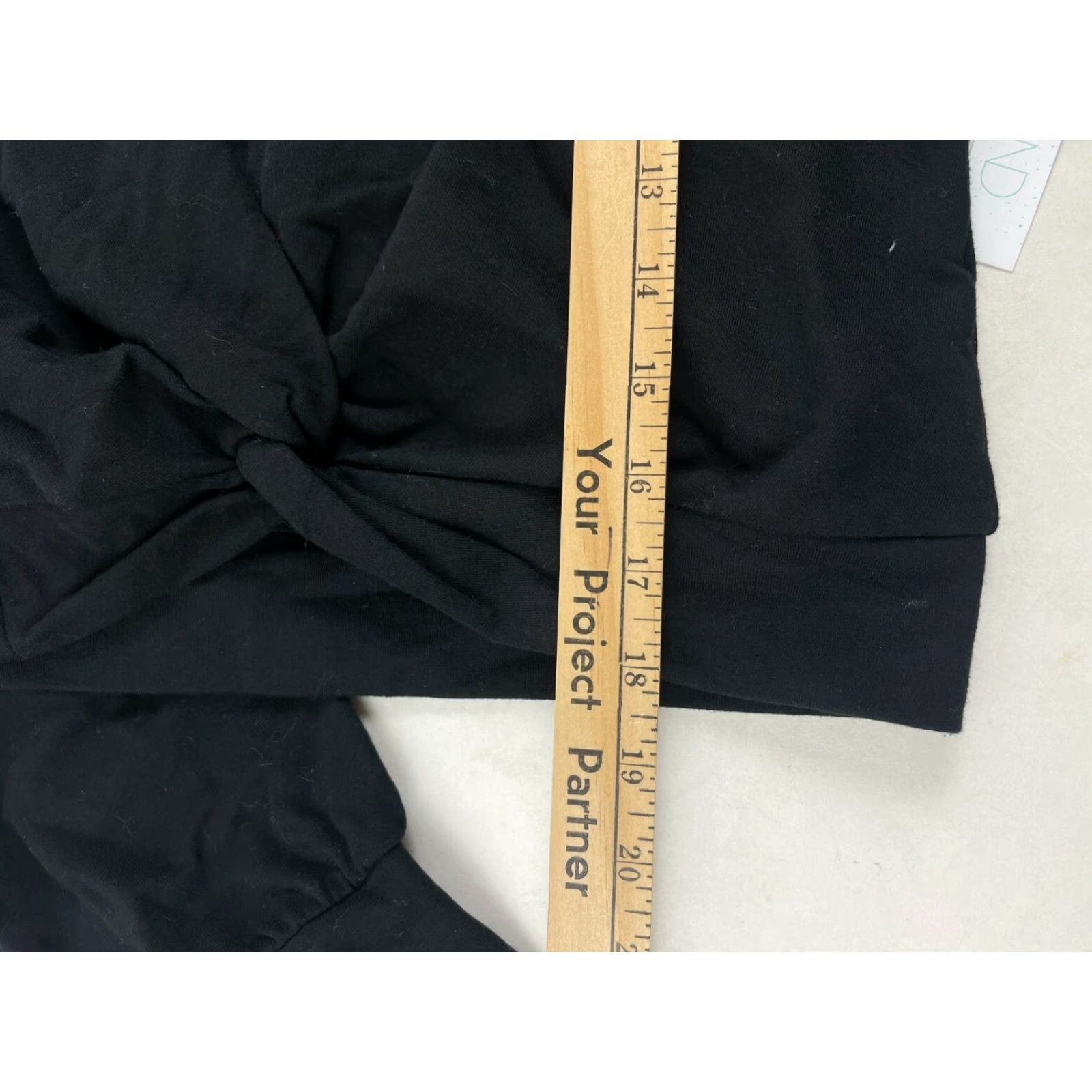 Vintage ABOUND Sweatshirt Women's S Black Hooded Cropped Pullover Drawstring NWT Size S / US 4 / IT 40 - 4 Thumbnail