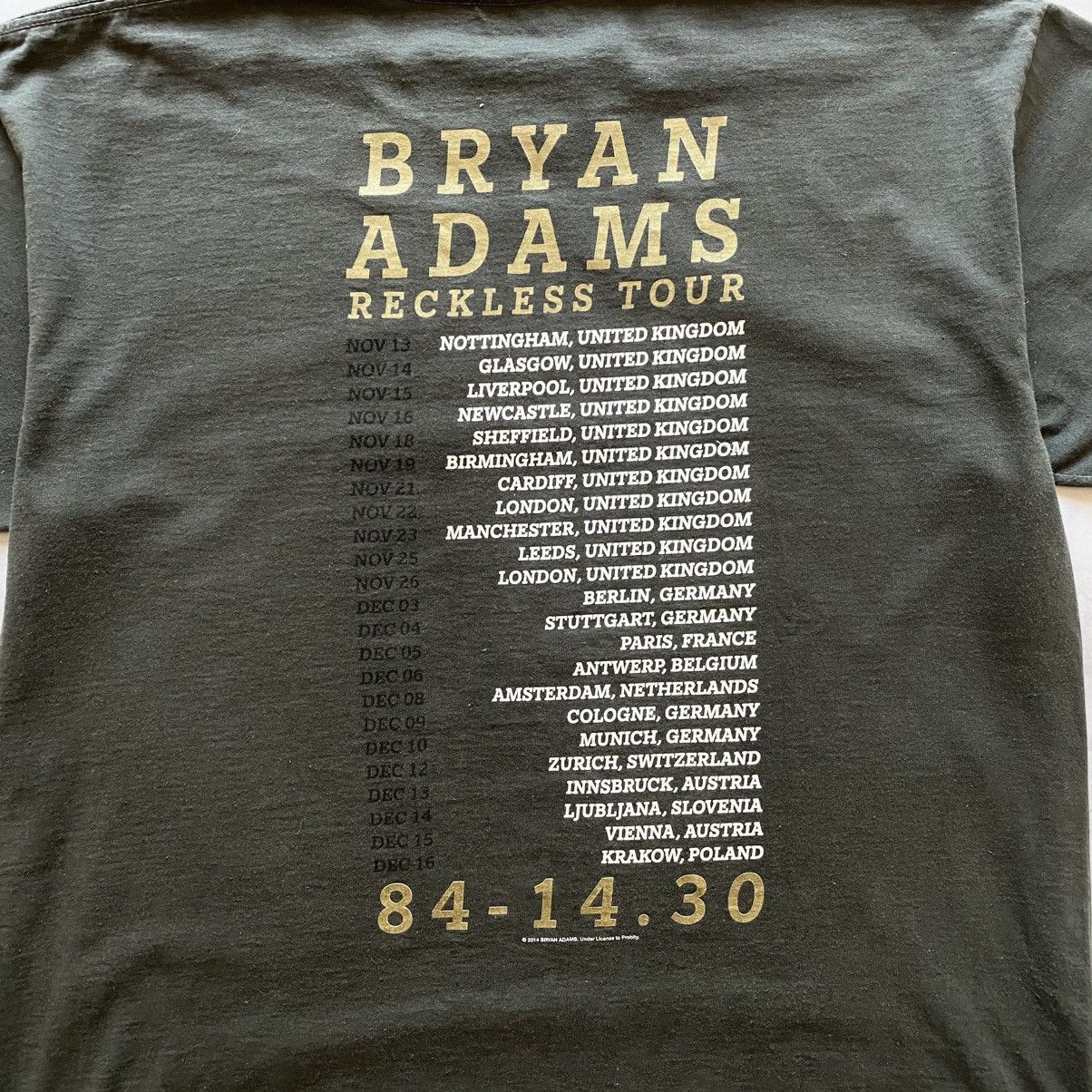 Band Tees × Vintage Rare 2014 Bryan Adams Reckless Tour Aphex Twin Vibe T-shirt Size US XL / EU 56 / 4 - 5 Thumbnail