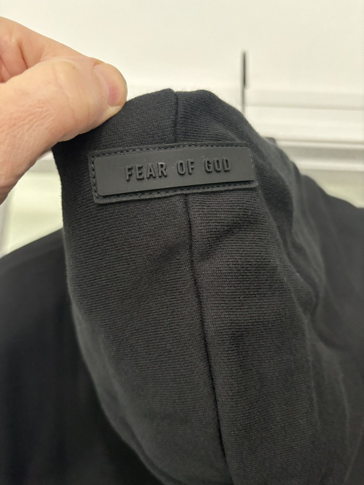 Essentials × FOG × Fear of God FOG Jet Black Hoodie Size US M / EU 48-50 / 2 - 4 Thumbnail