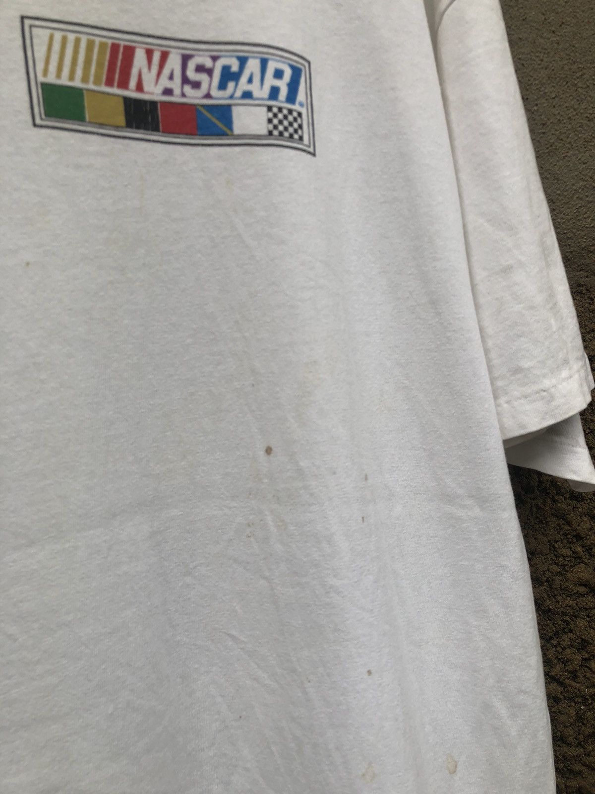 NASCAR × Vintage Vintage 90s Nascar Jeff Gordon #24 Tshirt Distressed Size US XL / EU 56 / 4 - 6 Thumbnail