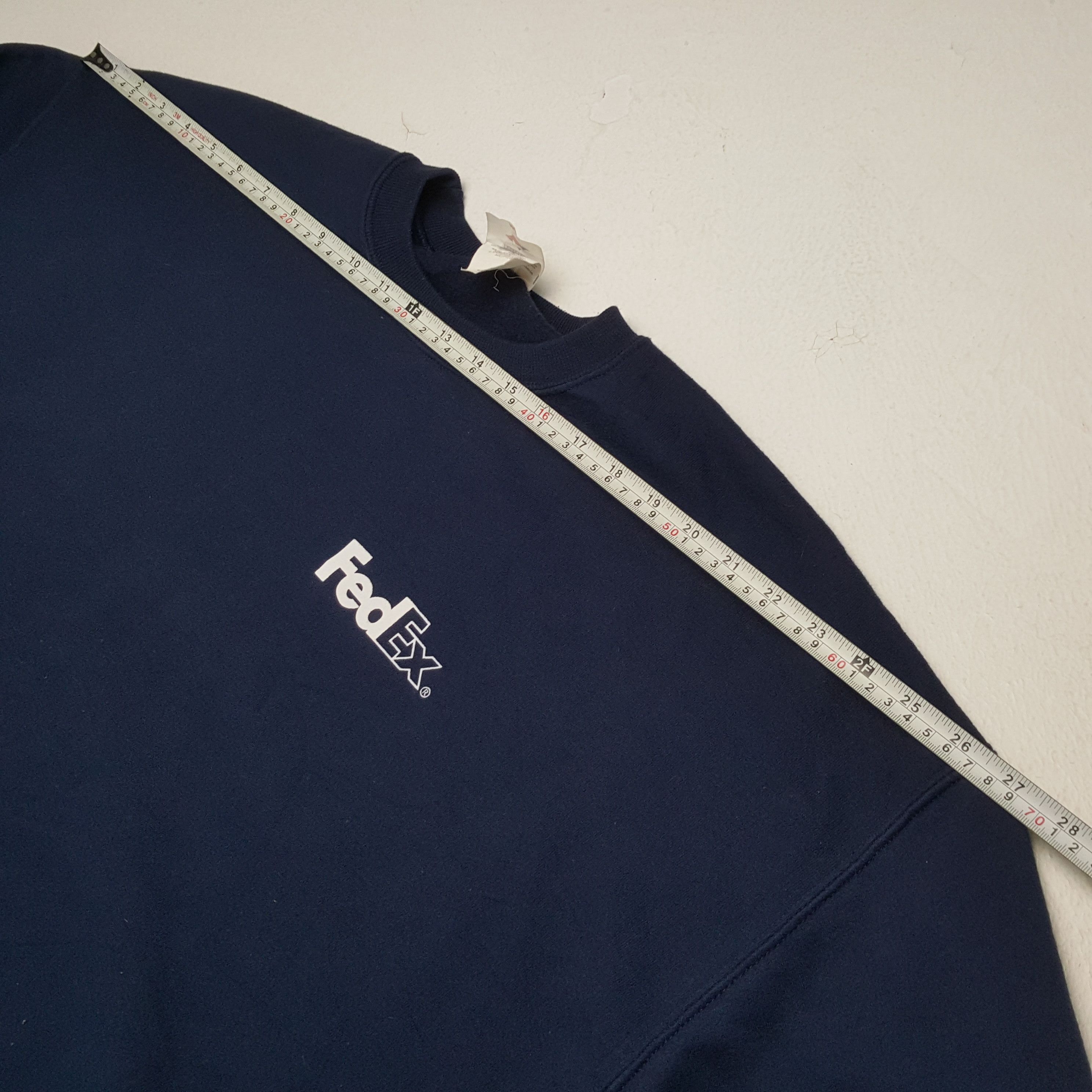 Jerzees × Vintage FedEx Delivery Courier Brand Vintage Sweatshirt Size US XXL / EU 58 / 5 - 4 Thumbnail