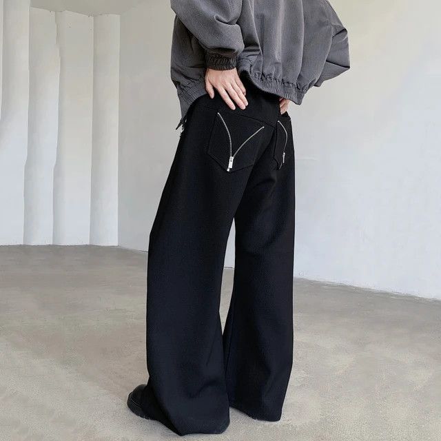Other Casual Suit Pants Zipper Back Pocket Niche Size US 29 - 6 Thumbnail