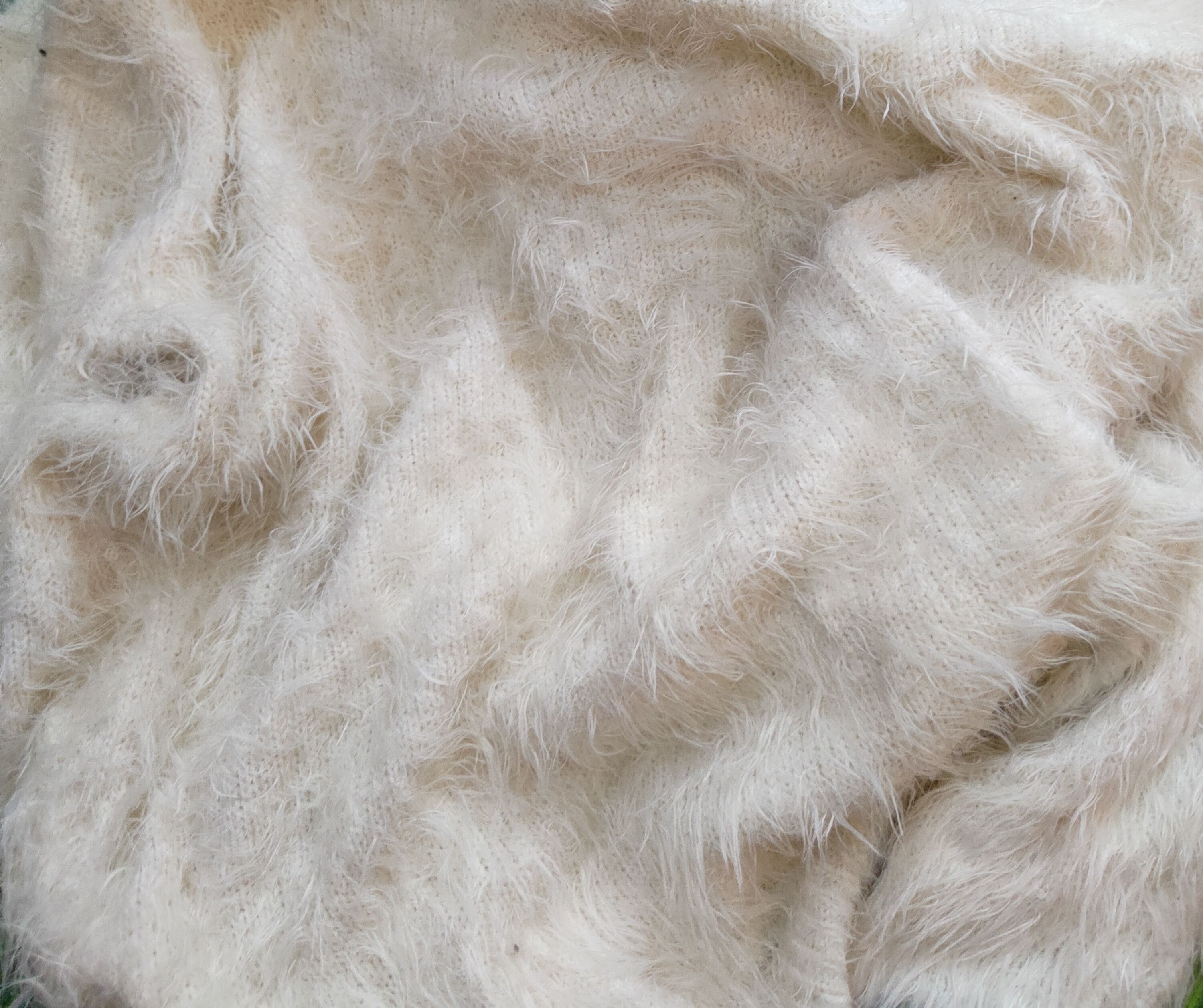 Japanese Brand Avai Avantgarde Cream Shag Shaggy Fur Mohair Knitwear #S2105 Size M / US 6-8 / IT 42-44 - 10 Thumbnail