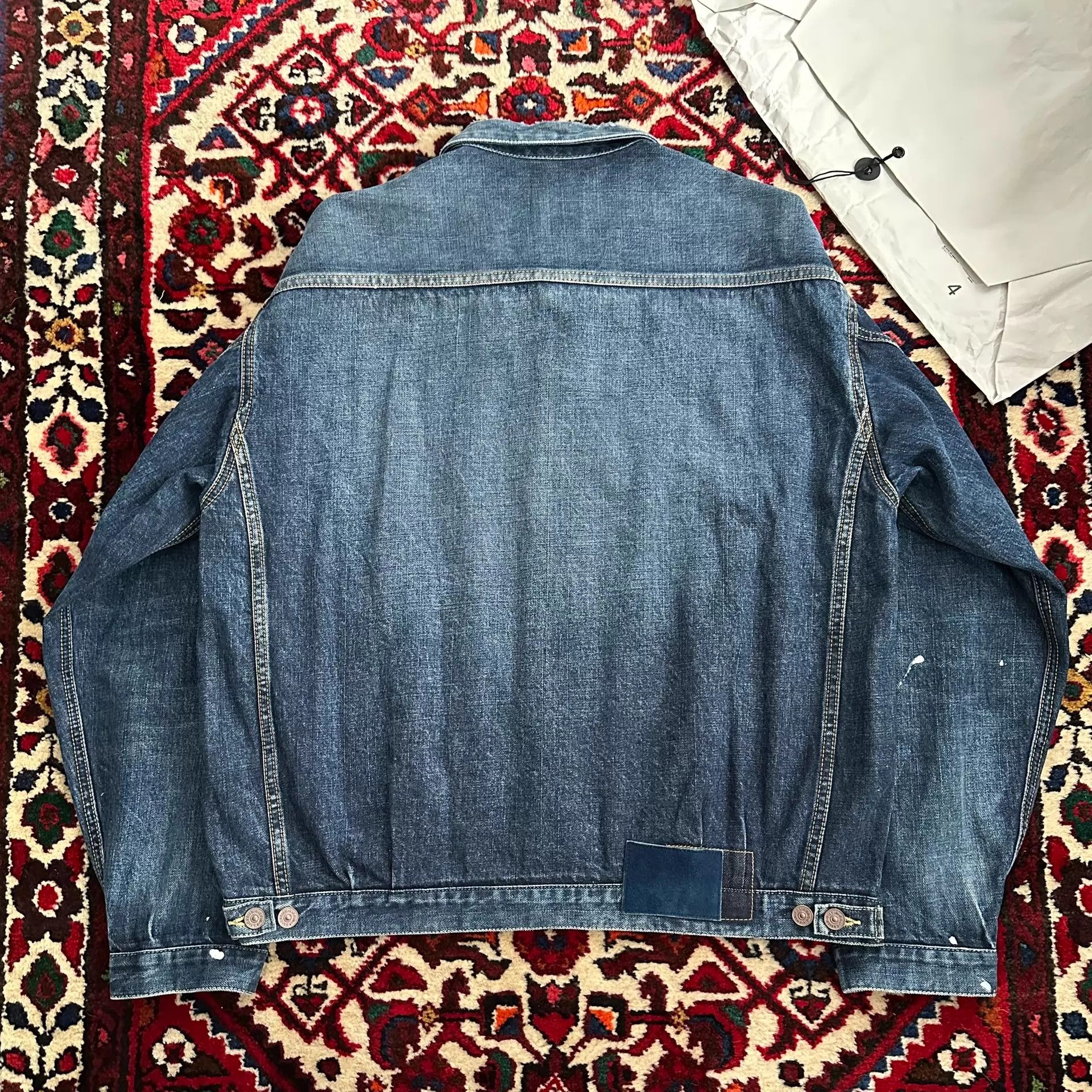Visvim visvim 24SS 101xx D1010 Splatter Denim Jacket Size 3 Size US L / EU 52-54 / 3 - 3 Thumbnail