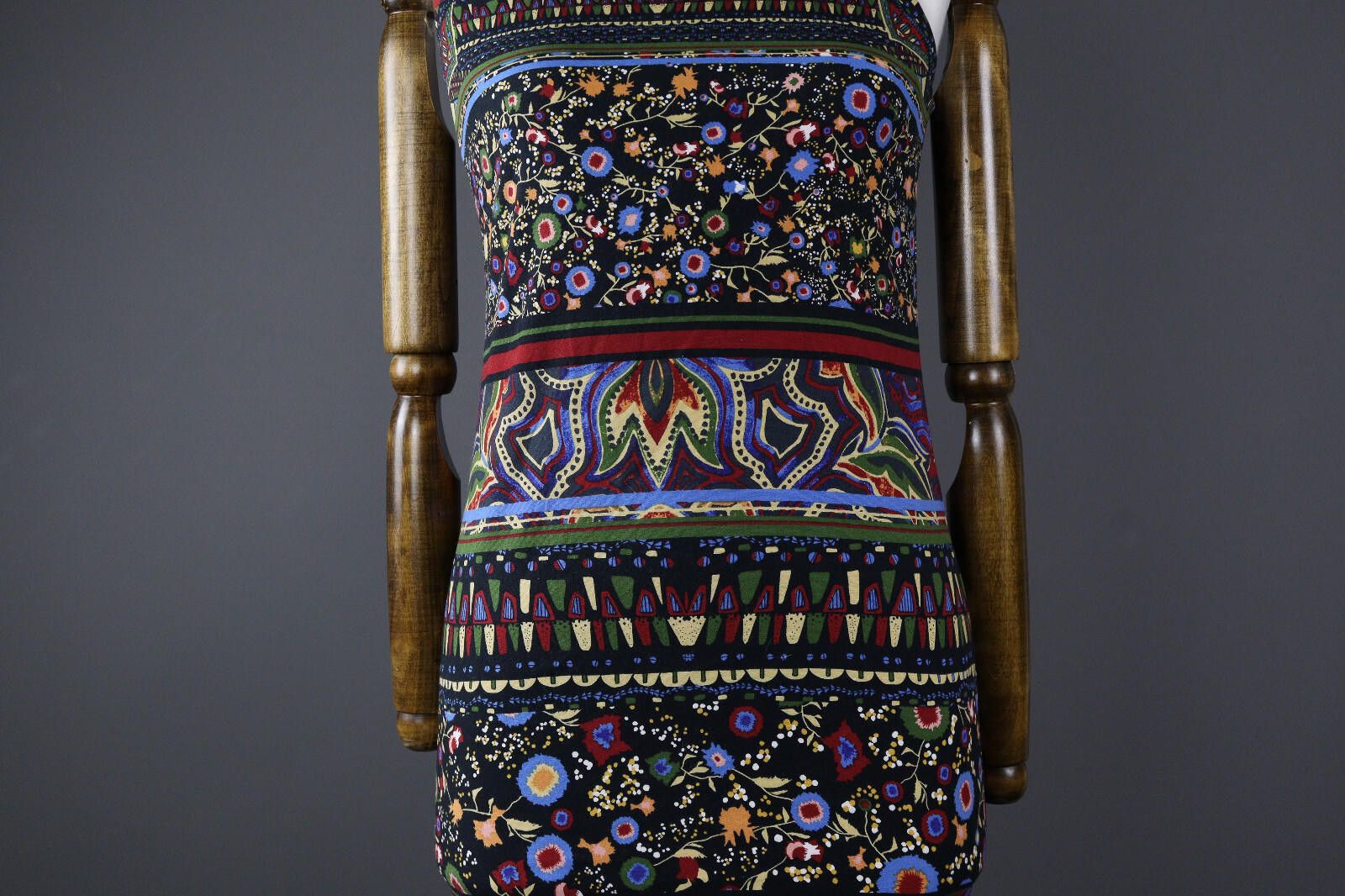 Desigual Desigual Colorful Floral Abstract Cocktail Sheath Dress 36 Size M / US 6-8 / IT 42-44 - 3 Thumbnail