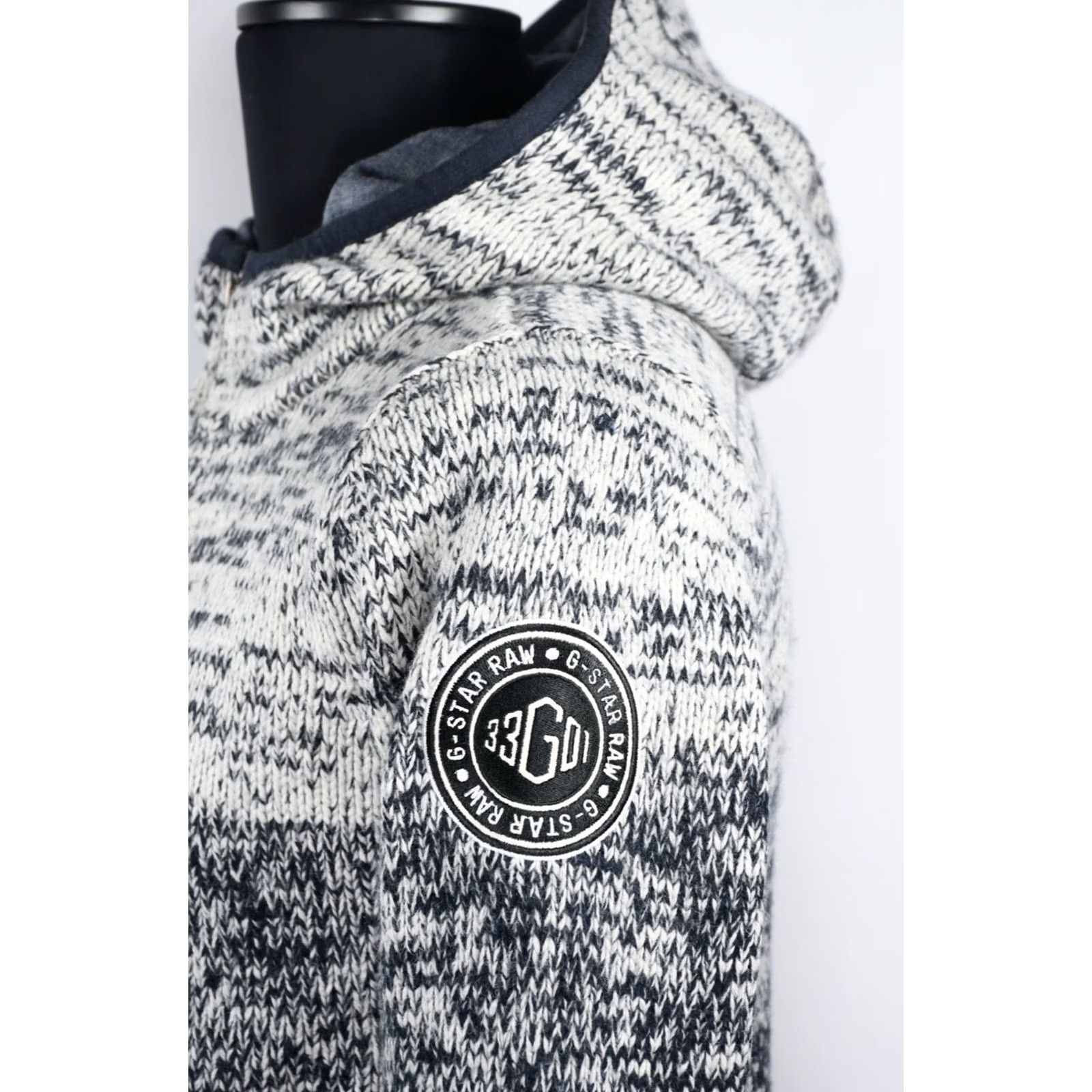 G-Star G-Star ARIZONA HOODED JACKET Sweater L Mens Multicolor Lambwool Knit Geometric Stars Casual Size US L / EU 52-54 / 3 - 6 Thumbnail