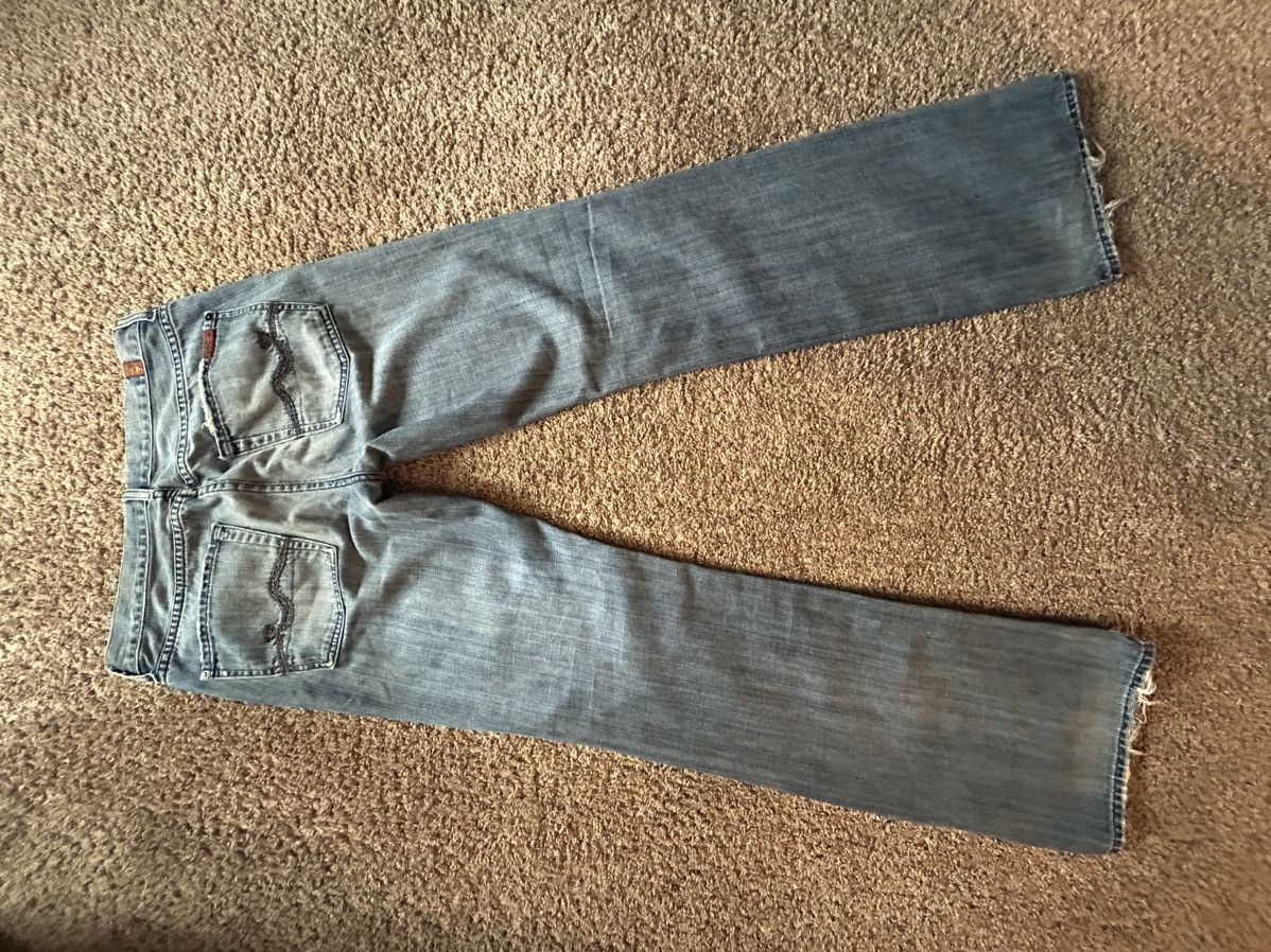 7 For All Mankind × Vintage Vintage Distressed Bootcut Jeans Size US 31 - 2 Thumbnail