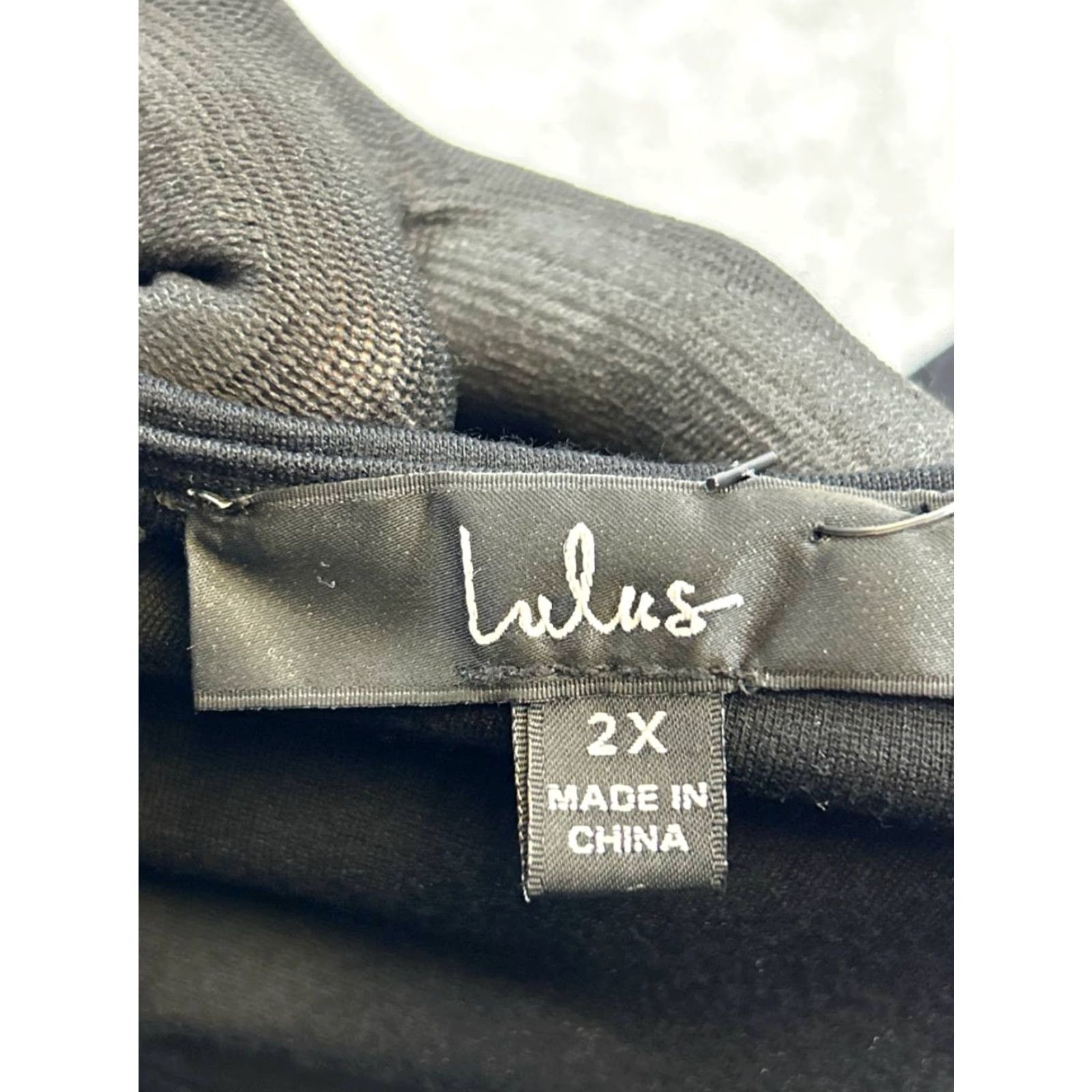 Lulus Lulus Dress Womens 2X Black Blouson Party/Cocktail Blouson Style Short Dress 2X Black Womens Lulus Dress Size XXL / US 16-18 / IT 52-54 - 3 Thumbnail