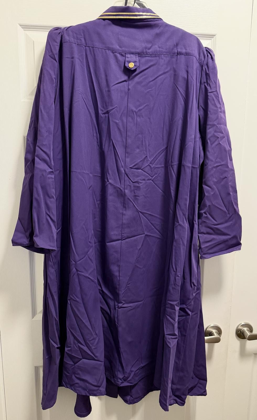 Designer Vintage Chez California by Tandy Purple Star Dress Size 42" / US 20 - 7 Thumbnail