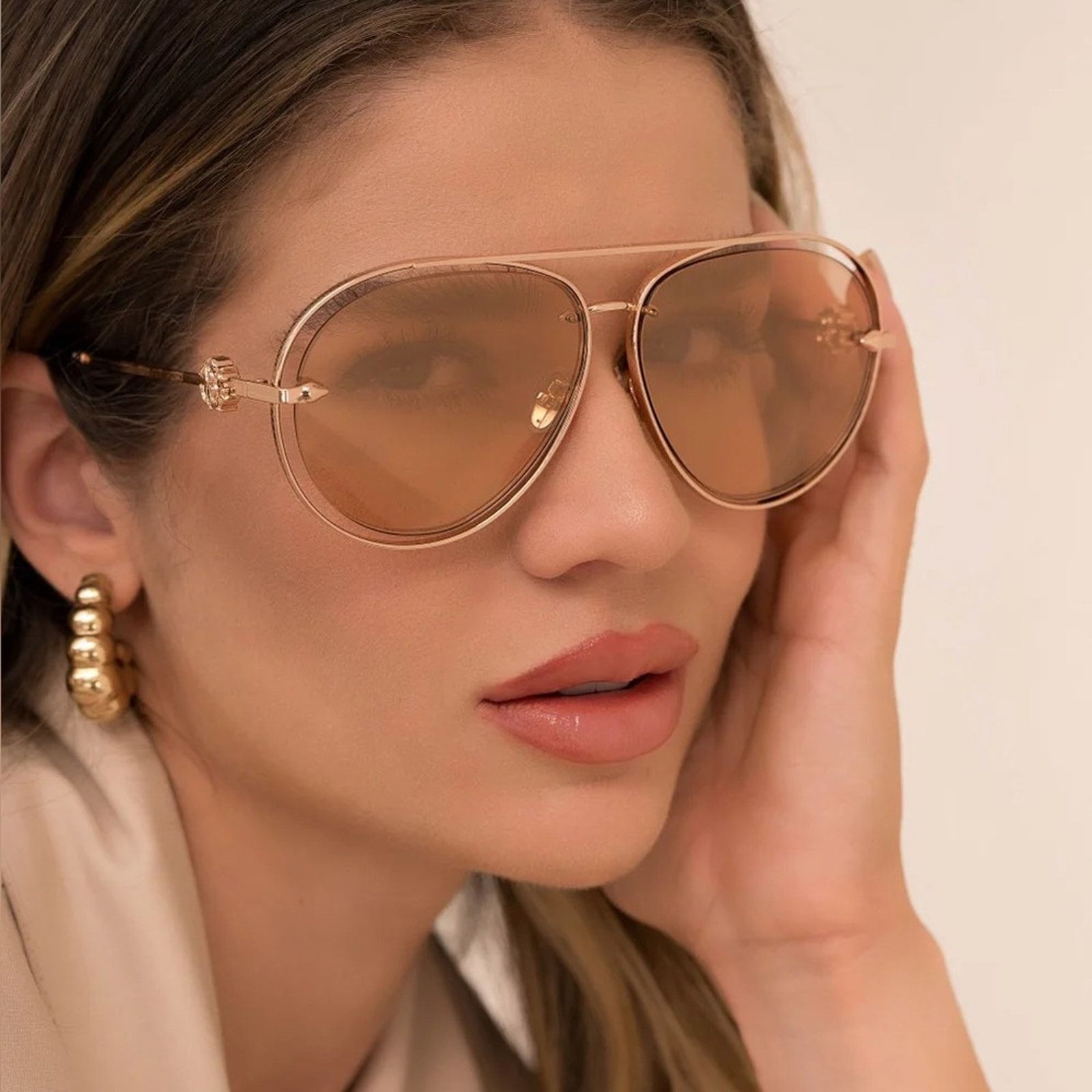 Roberto Cavalli New! Roberto Cavalli SRC032M 0300 Sunglasses, Authentic Size ONE SIZE - 2 Thumbnail