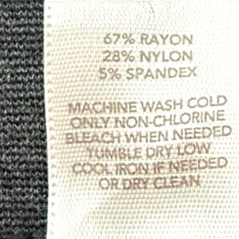 Loft LOFT Womens Pants Gray Pull On Mid Rise Leggings Rayon Nylon Stretch Large Size 24" / US 00 / IT 34 - 6 Thumbnail