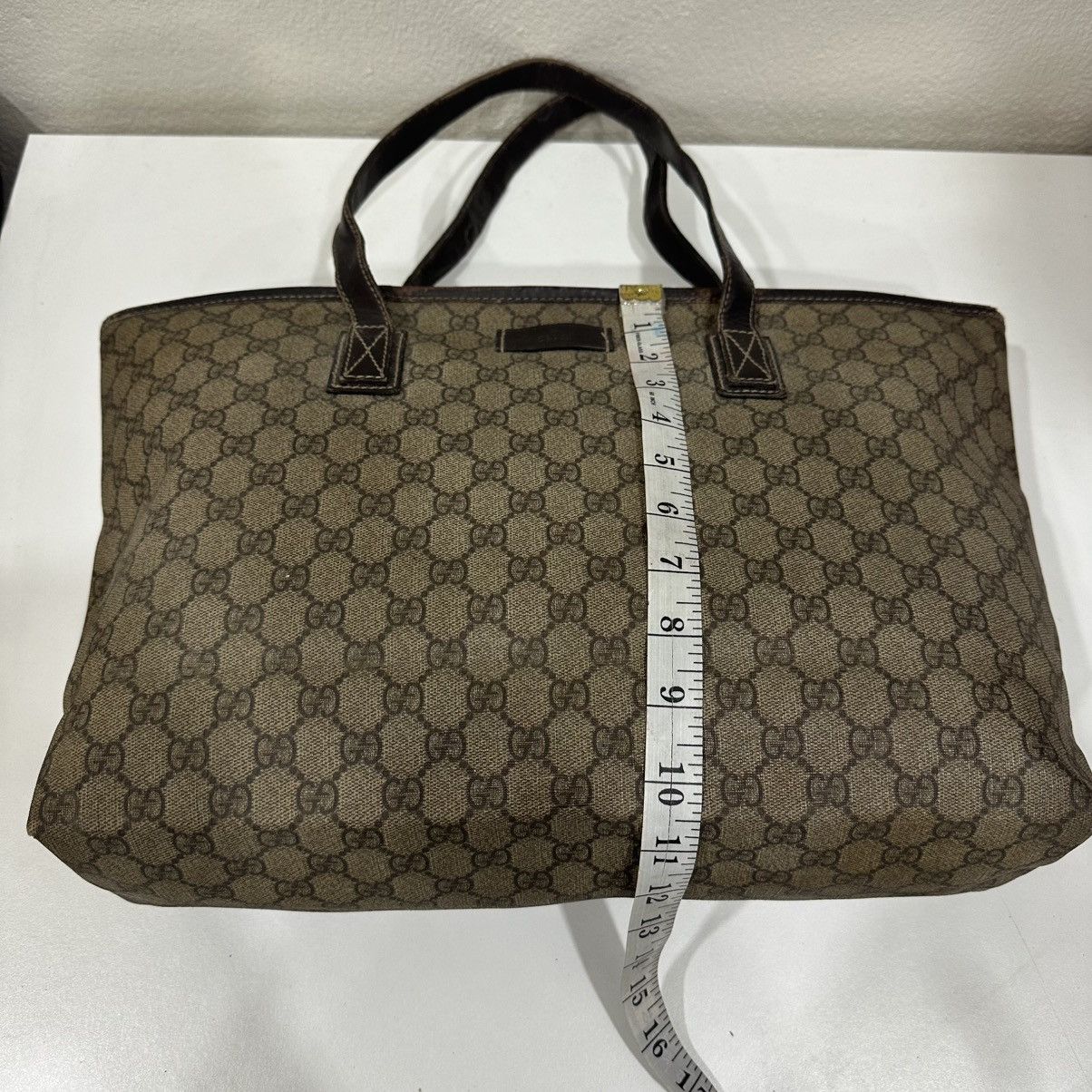 Gucci ‼️YES‼️ GUCCI GG SUPREME TOTE SHOPPER BAG Size ONE SIZE - 8 Thumbnail