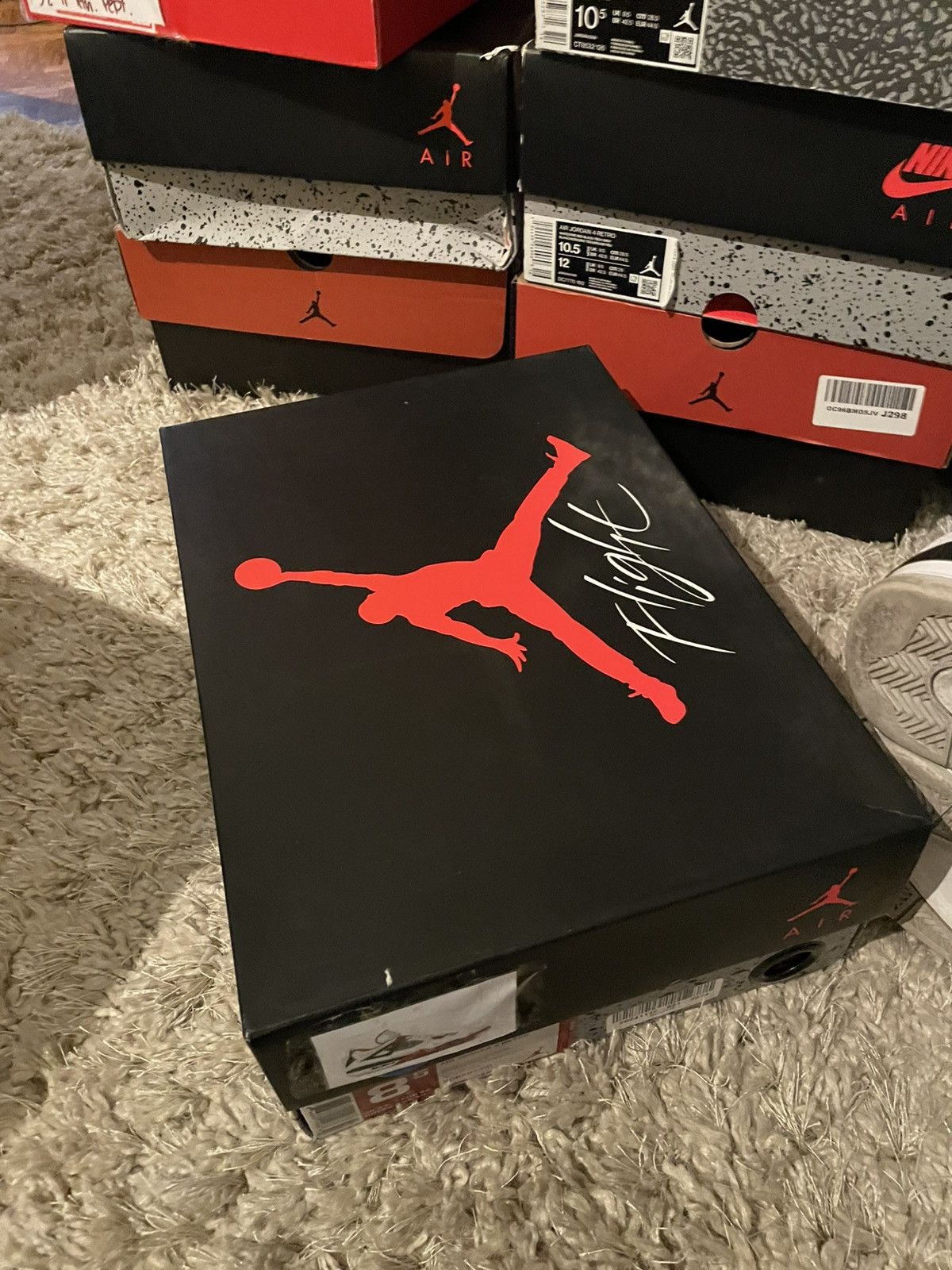 Jordan Brand Jordan 4 Fire Red Size US 8.5 / EU 41-42 - 12 Thumbnail