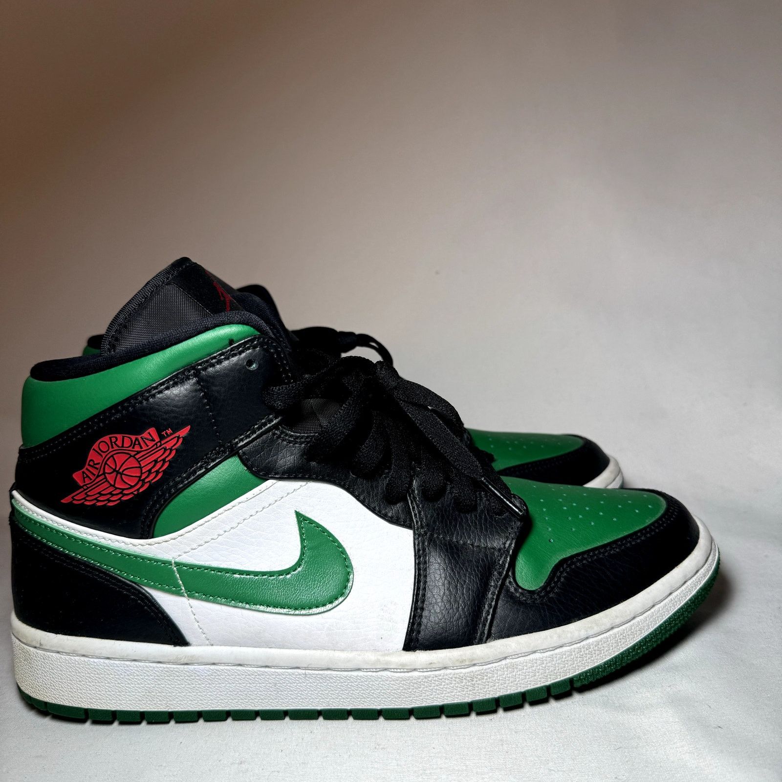 Jordan Brand × Nike Size 9 - Nike Air Jordan 1 Mid Pine Green Men's Shoes Size US 9 / EU 42 - 1 Thumbnail