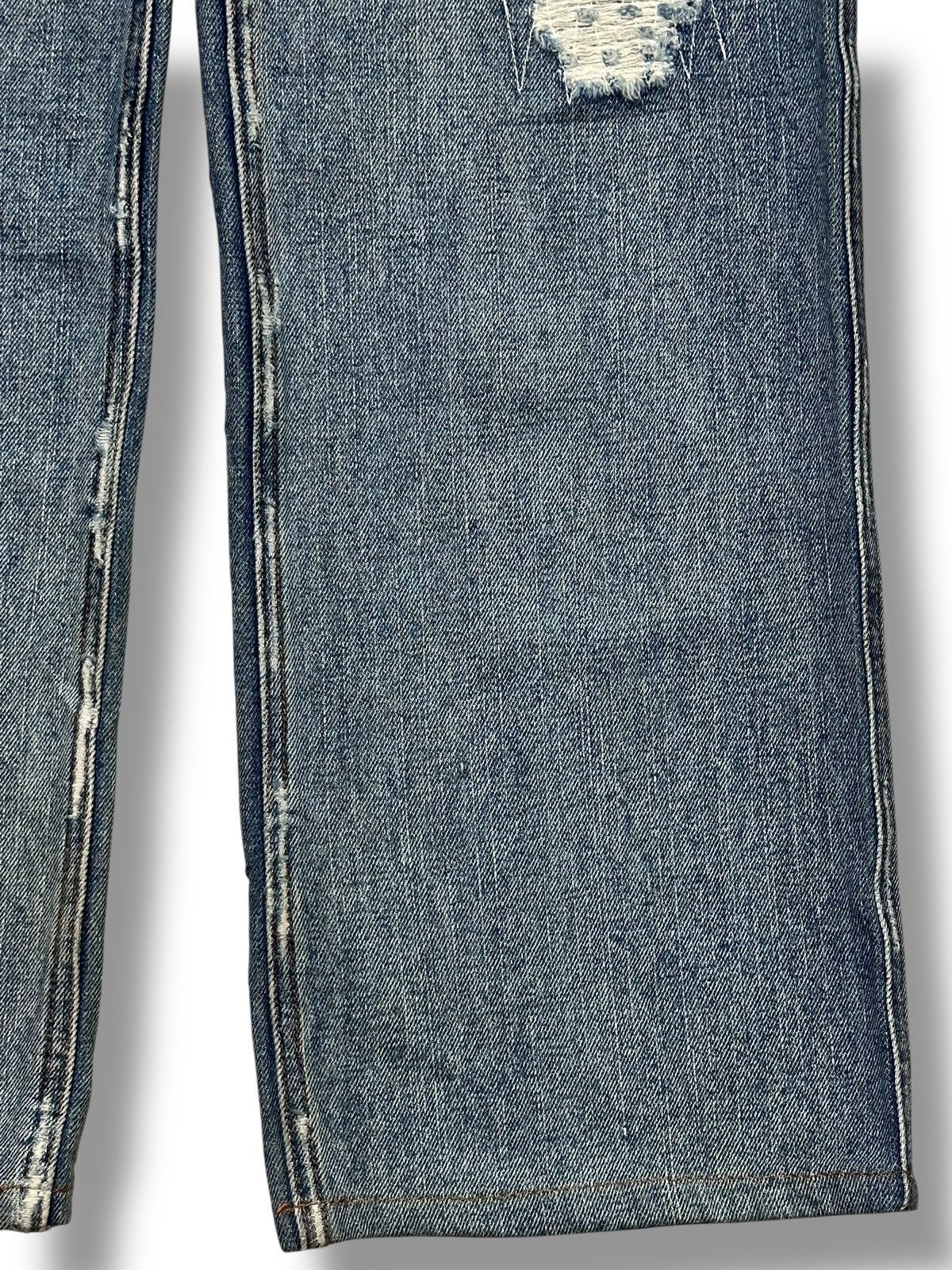 Japanese Brand Japan Jeans Distressed Straight Loose Style With Faded Wash Size US 32 / EU 48 - 10 Thumbnail