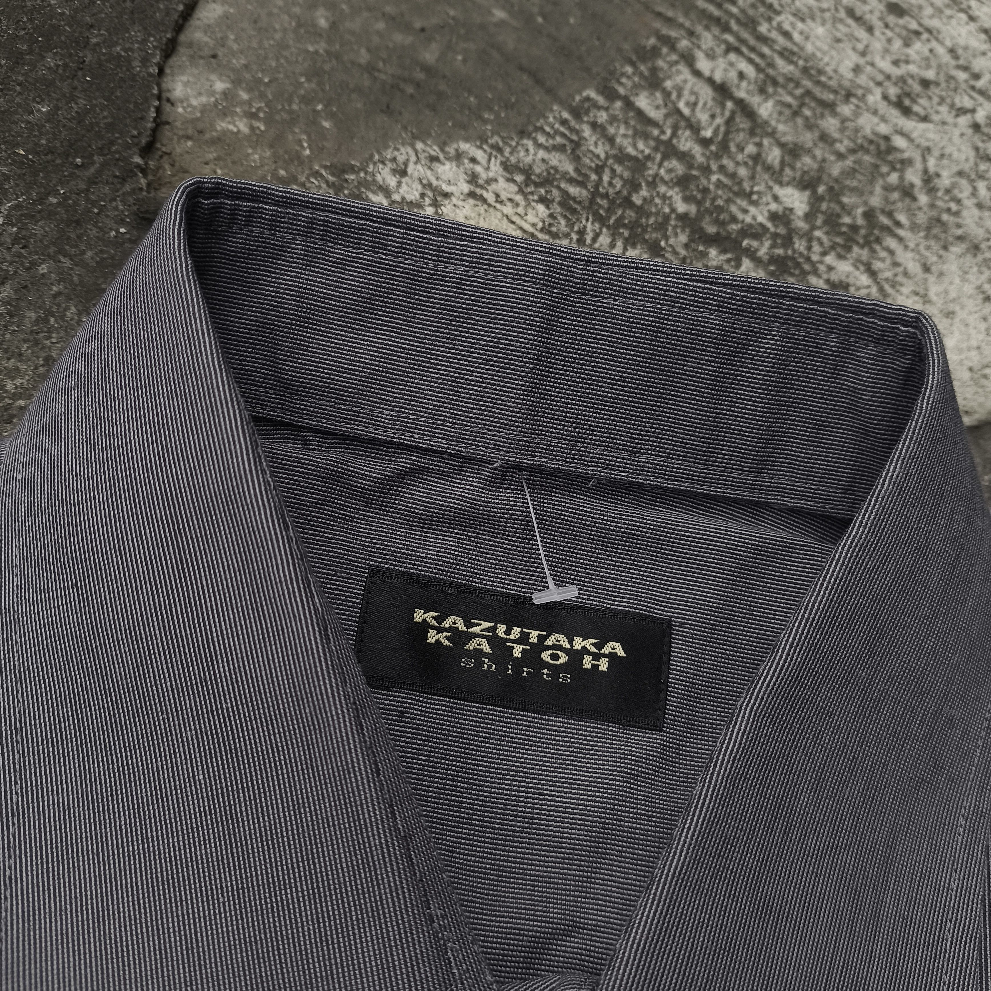 Issey Miyake Issey Miyake Tete homme stripped shirt button up sz tag L Size US L / EU 52-54 / 3 - 3 Thumbnail