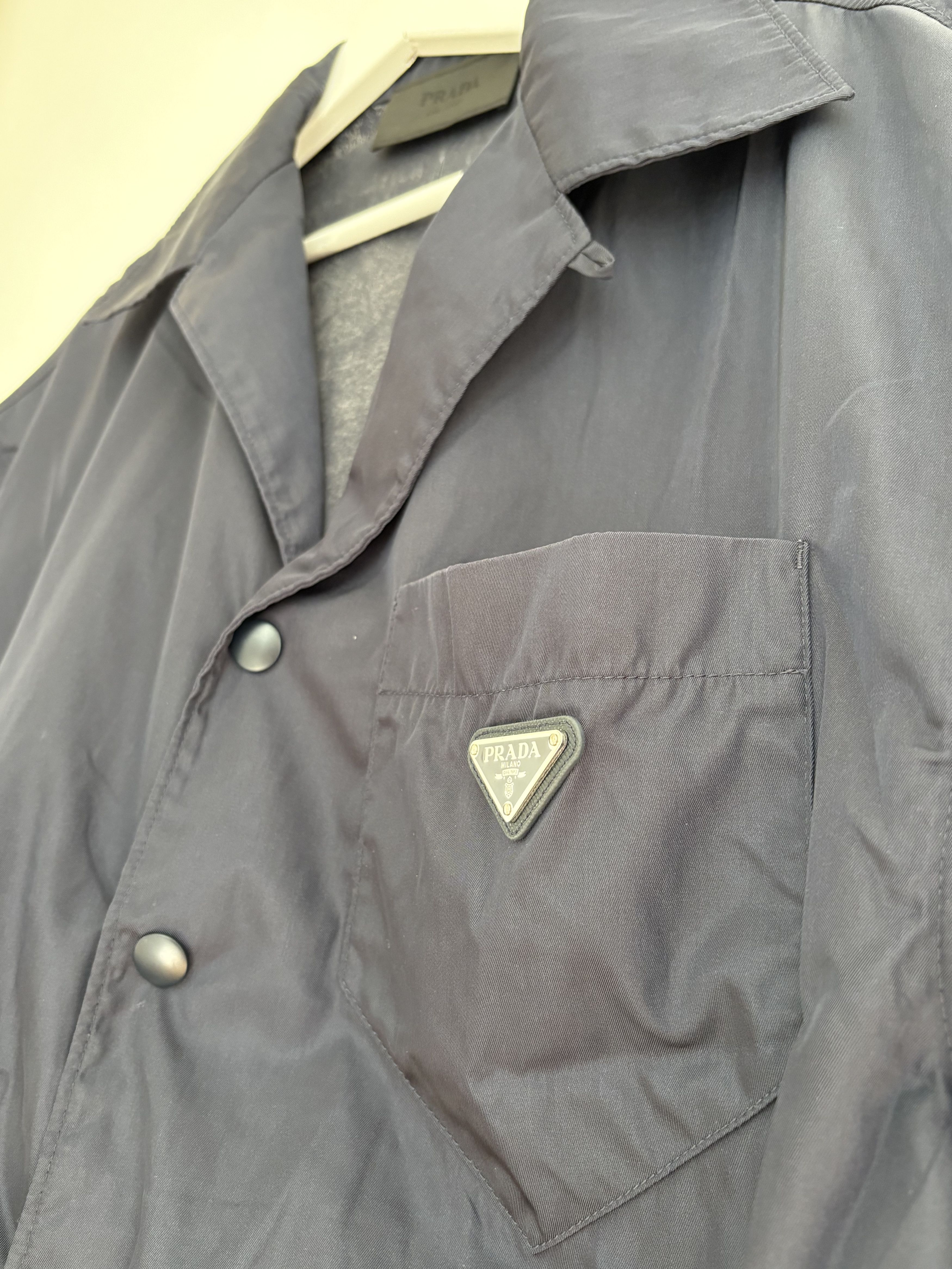 Prada Short-Sleeve Shirt in Re-Nylon Size US L / EU 52-54 / 3 - 5 Thumbnail