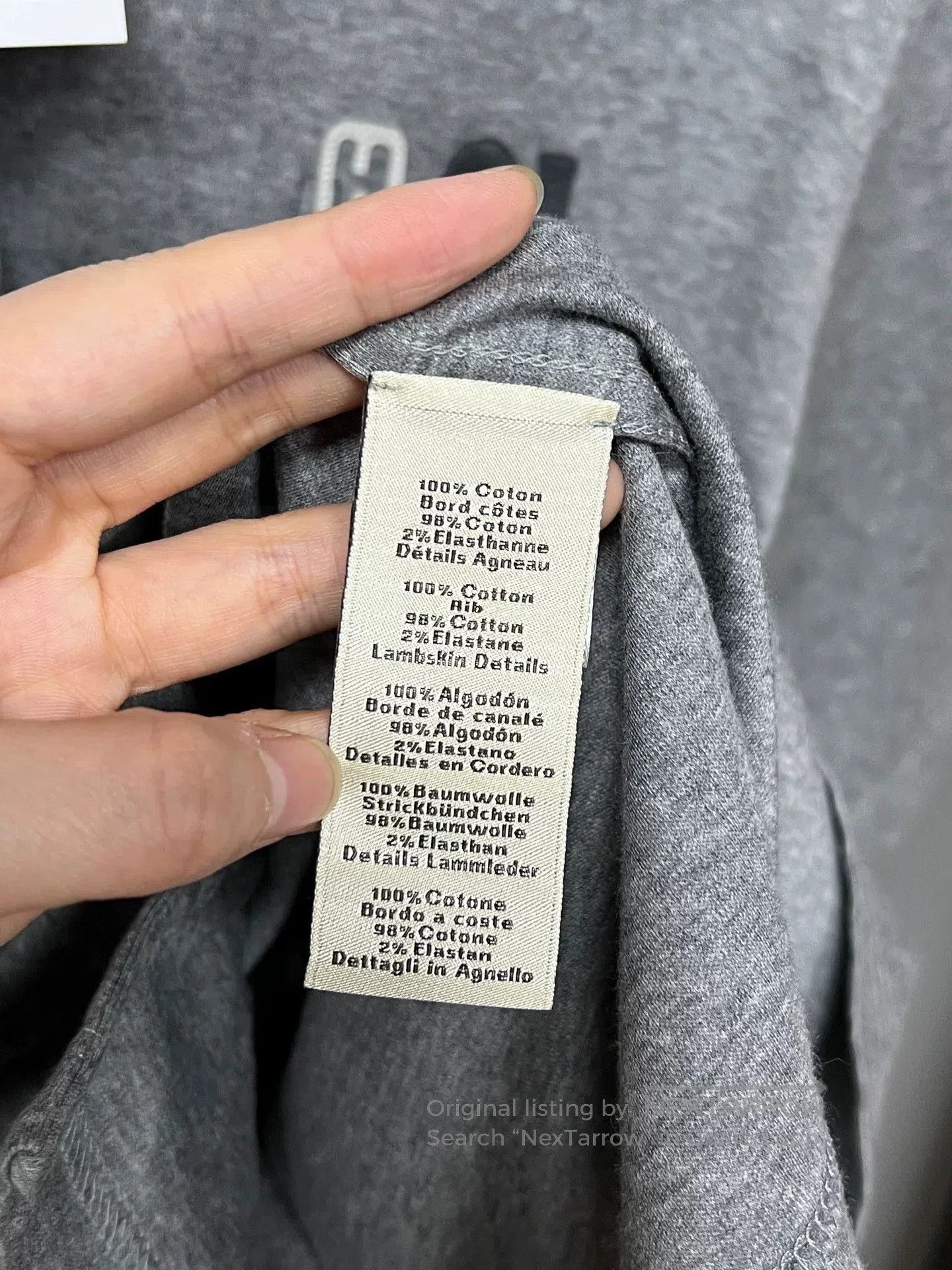Hermes grey patchwork short sleeve shirt. Size US S / EU 44-46 / 1 - 4 Thumbnail