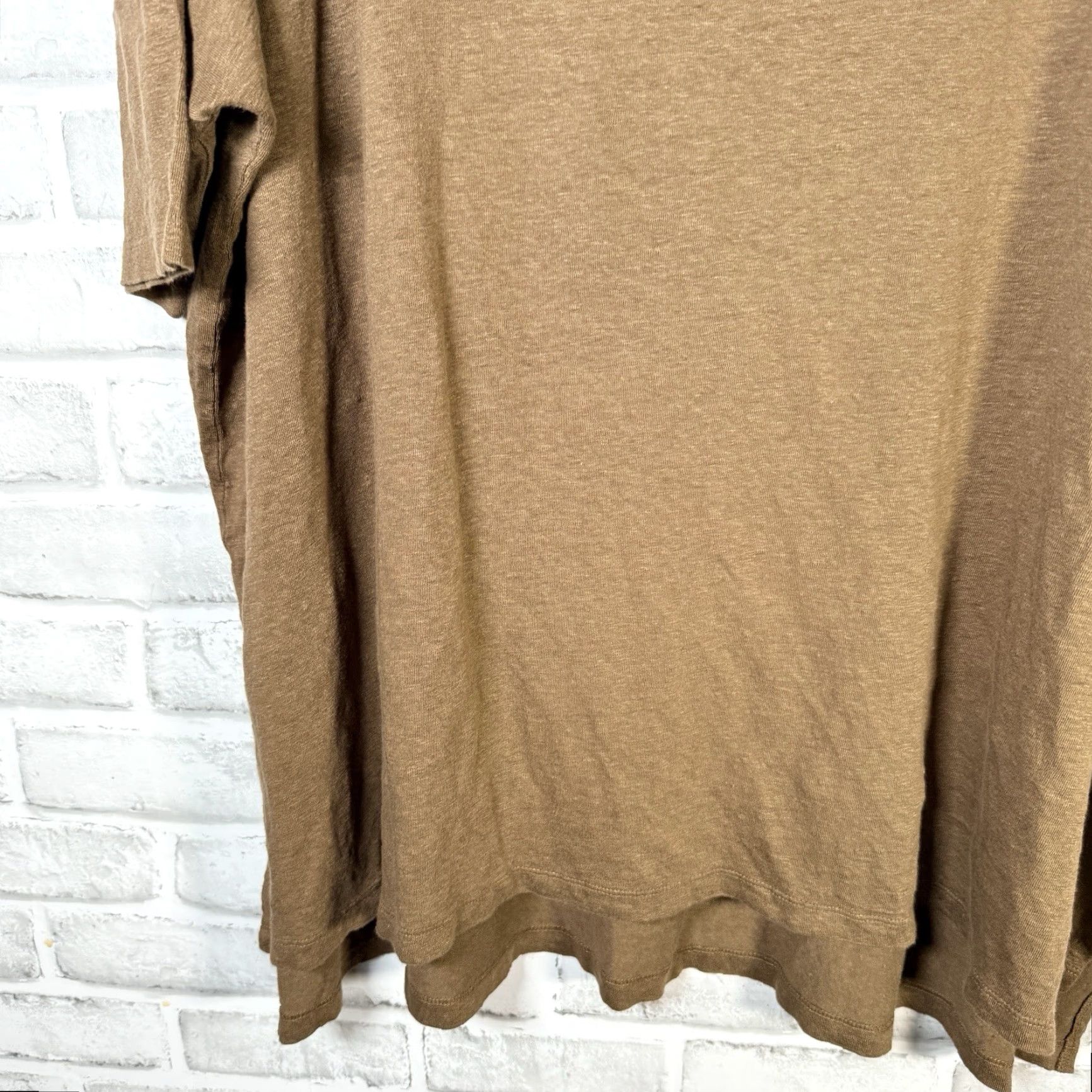 Eileen Fisher Eileen Fisher Linen Casual Shirt Brown Womens Medium Size M / US 6-8 / IT 42-44 - 3 Thumbnail