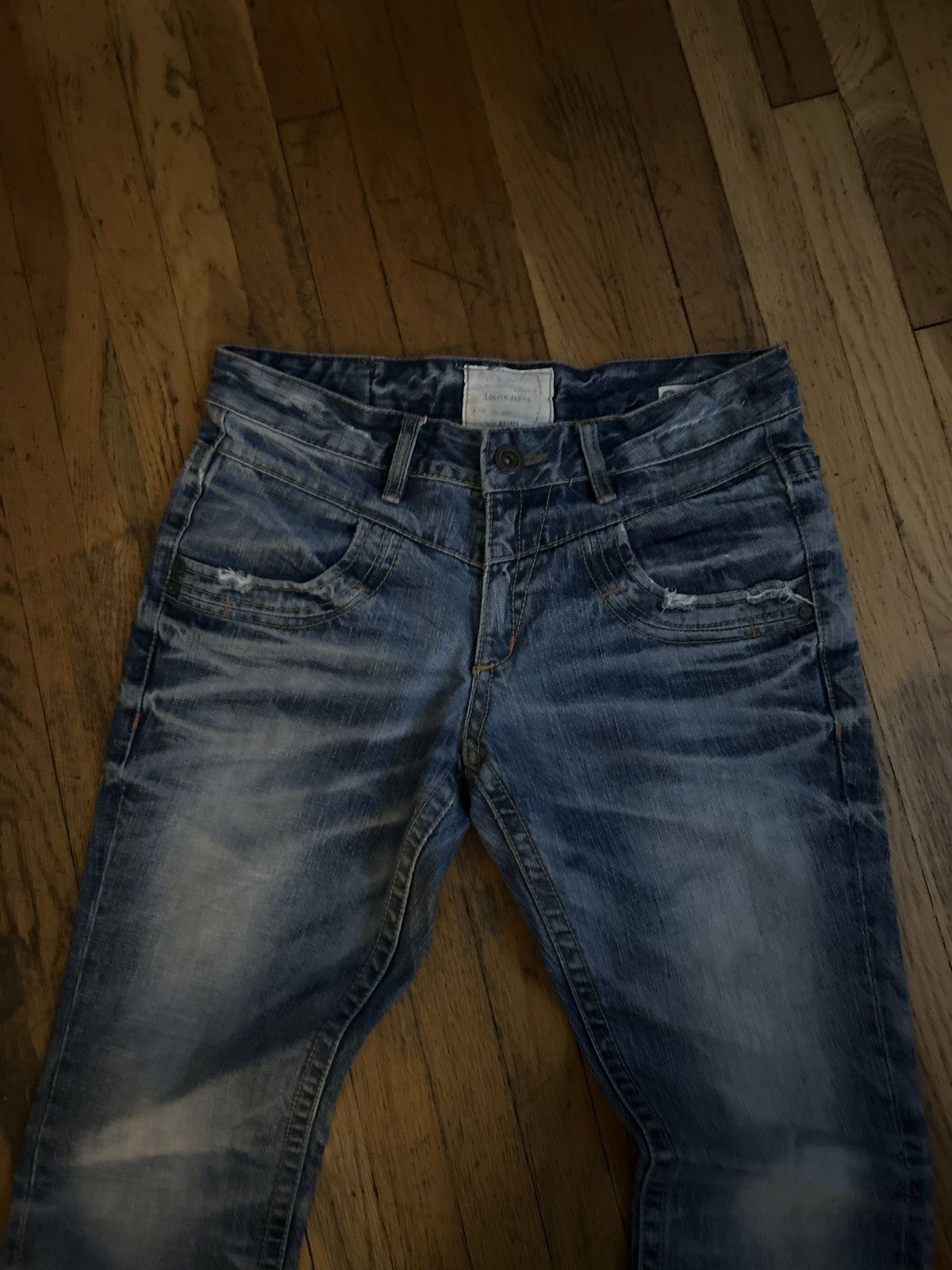 Other Vintage slim/bootcut blue jeans Size US 31 - 3 Thumbnail