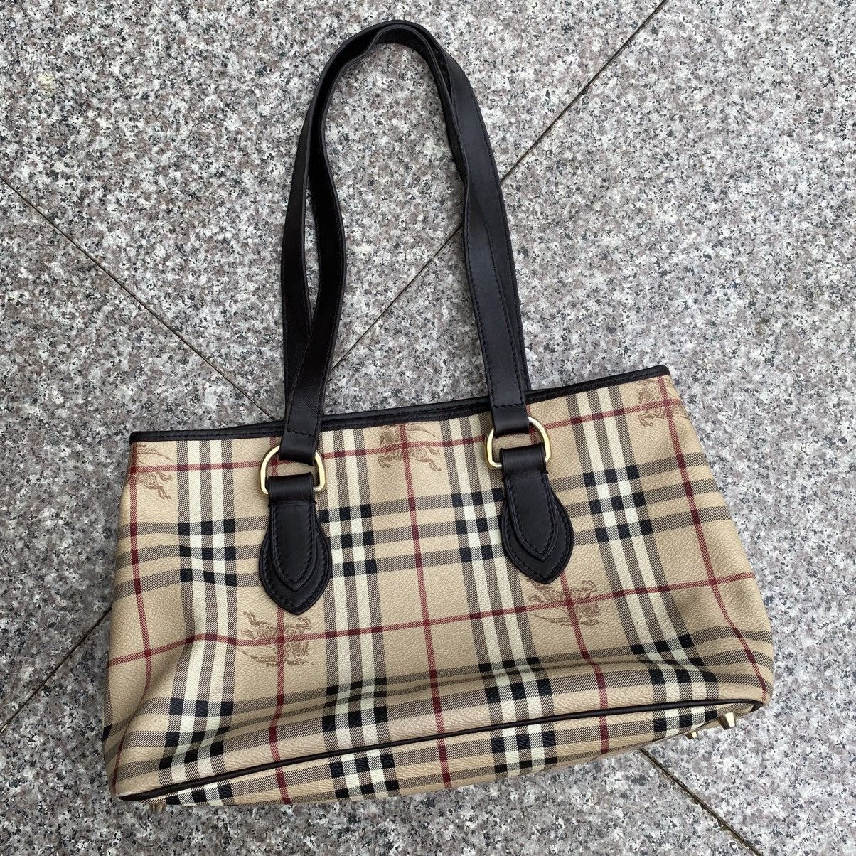 Burberry Burberry haymarket tote bag Size ONE SIZE - 1 Thumbnail
