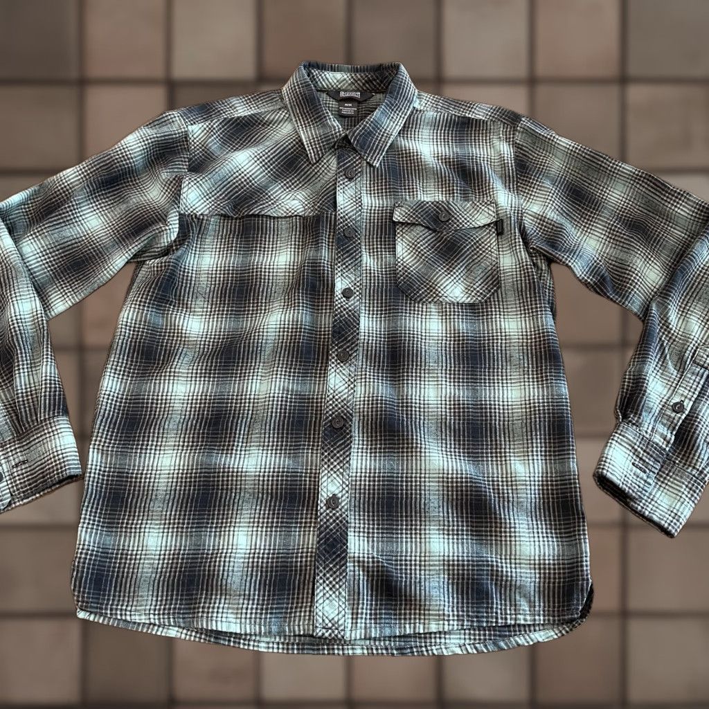 Outdoor Research VINTAGE Outdoor Research Men's Shirt Long Sleeve Collared Plaid Casual Hiking Camping M Green Size US M / EU 48-50 / 2 - 1 Thumbnail
