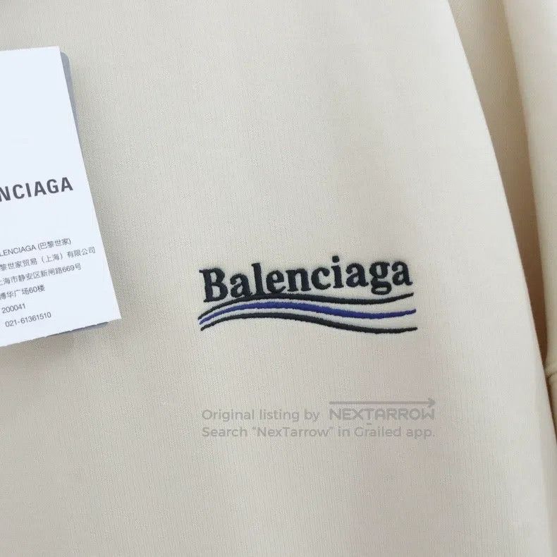 Balenciaga Balenciaga Logo Men's Printed Sweatshirt, 100% Cotton, Wid Size US M / EU 48-50 / 2 - 5 Thumbnail
