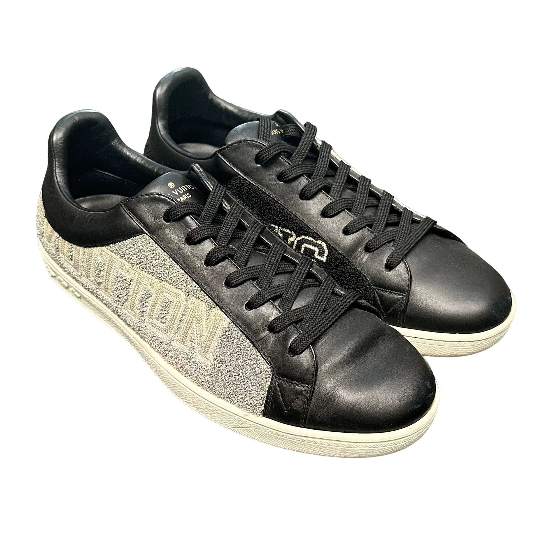 Louis Vuitton Louis Vuitton Black Trainer Sneakers 8.5 Size US 9.5 / EU 42-43 - 1 Thumbnail