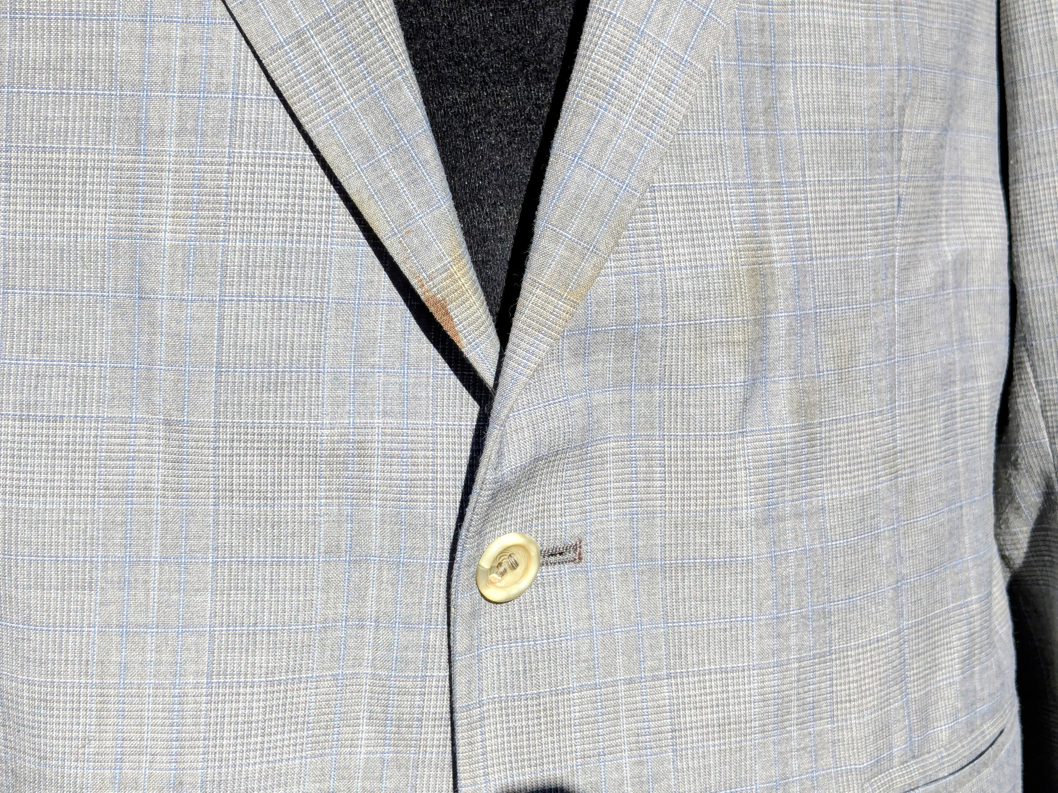 Other STAINED The Clothier VTG Glen Check 42S Colombia Suit Coat Size 42S - 8 Thumbnail