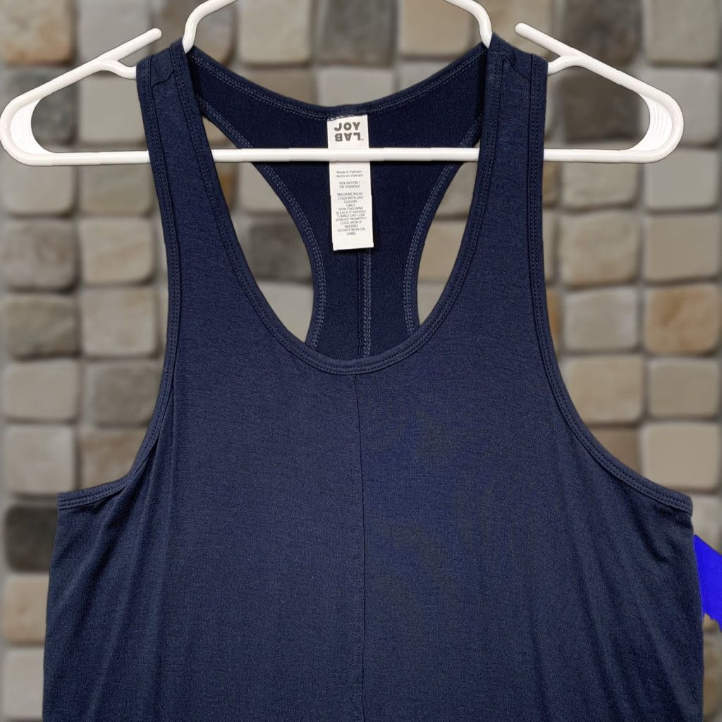 Vintage Joy Lab Athletic Racerback Tank Top Womens XS Scoop Neck Dark Blue NWT Logo Size XS / US 0-2 / IT 36-38 - 1 Thumbnail