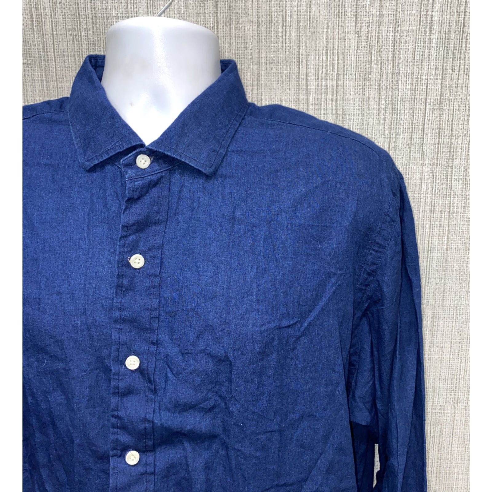 Polo Ralph Lauren Polo Ralph Lauren Men’s Long Sleeve Cotton Button-Down Shirt 2XL Blue Size US XXL / EU 58 / 5 - 2 Thumbnail