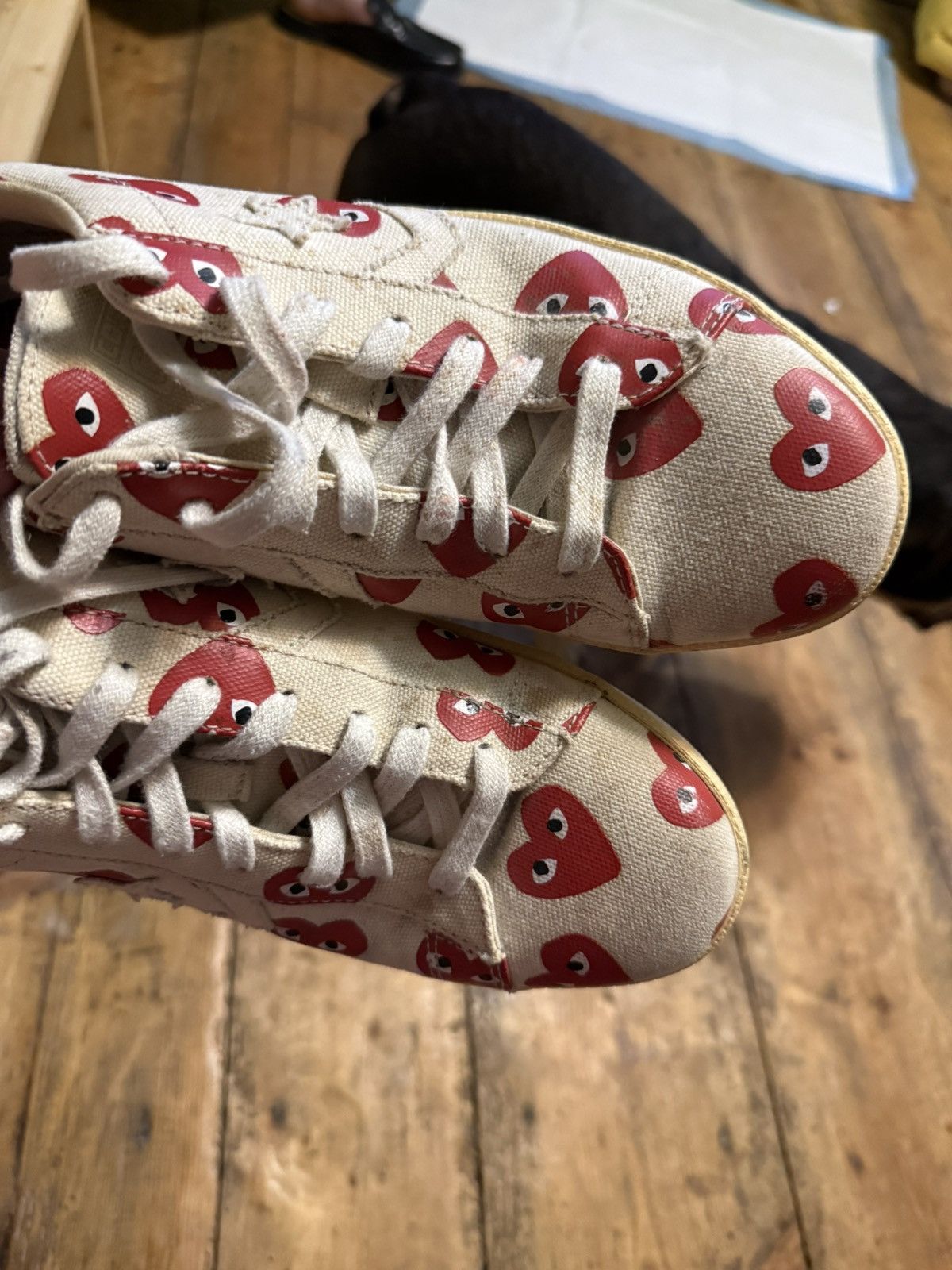 Comme des Garcons PLAY × Converse Very nice Size US 9 / EU 42 - 3 Thumbnail