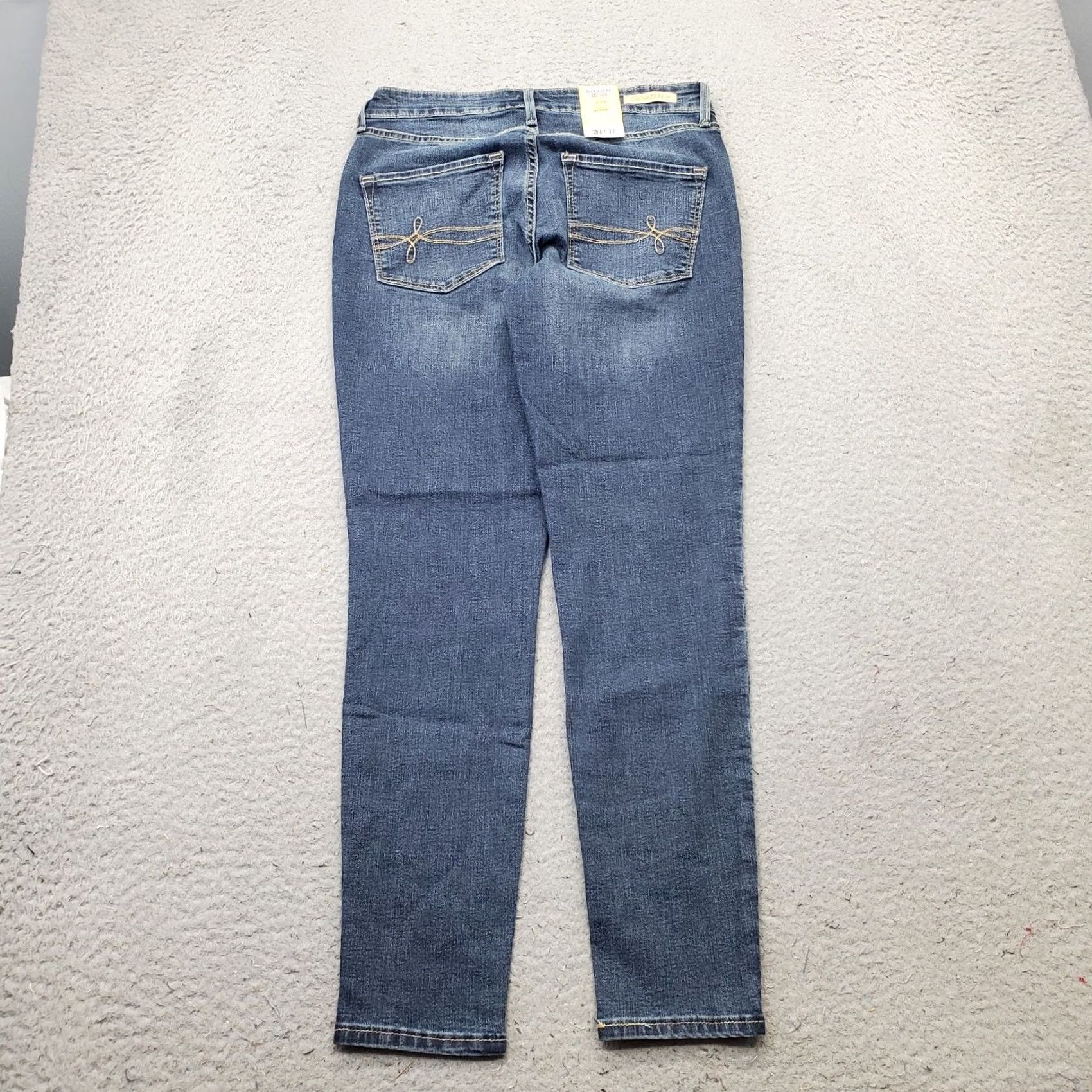 Denizen DENIZEN from Levi's Jeans Womens Size 2 Blue Denim Faded Stretch Modern Skinny Leg Size 26" / US 2 / IT 38 - 2 Thumbnail