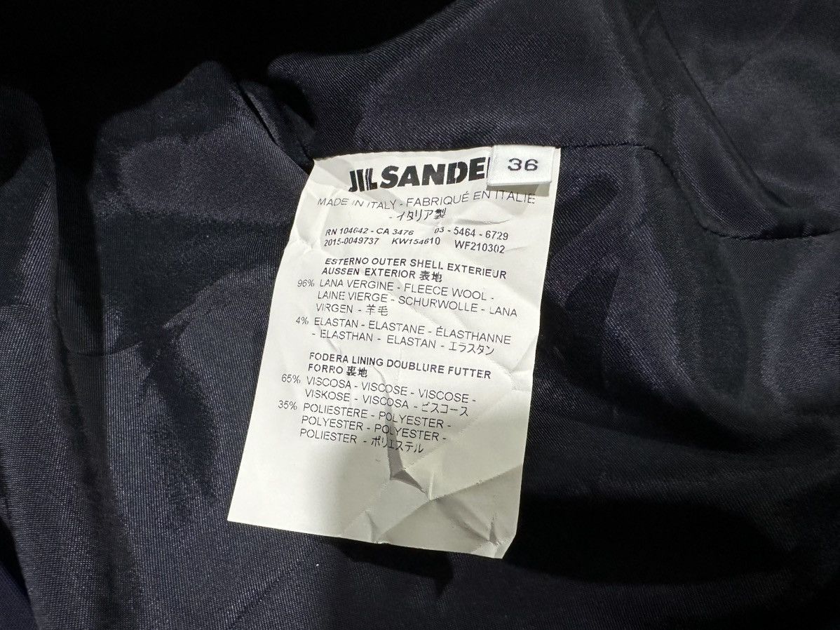 Jil Sander 🔥2015 Jill Sander Blazer Jacket Navy Size US M / EU 48-50 / 2 - 12 Thumbnail