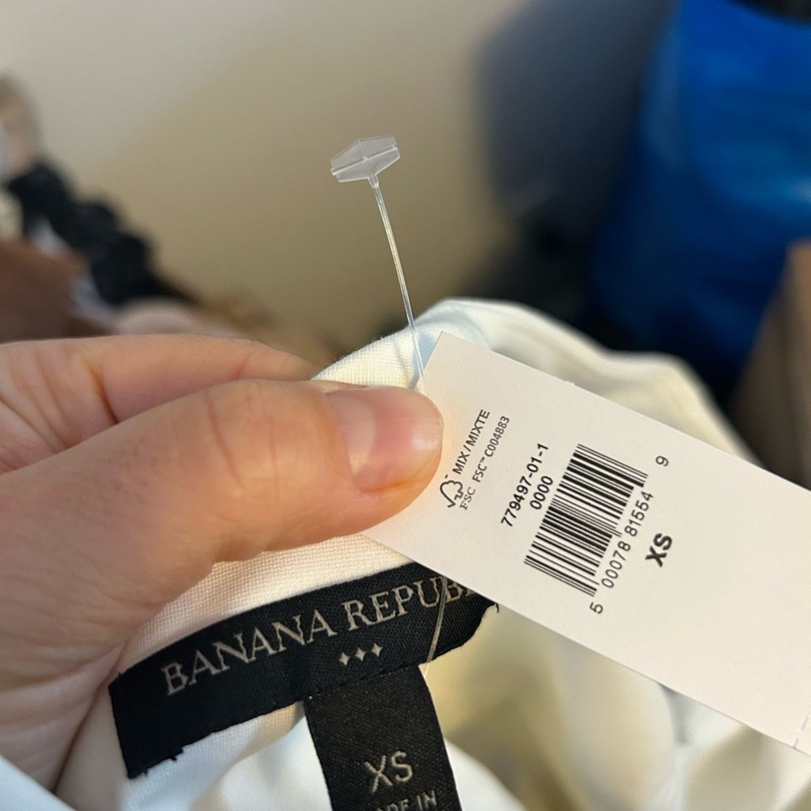 Banana Republic Nwt Banana Republic White One-Shoulder Cami Top Size XS / US 0-2 / IT 36-38 - 3 Thumbnail