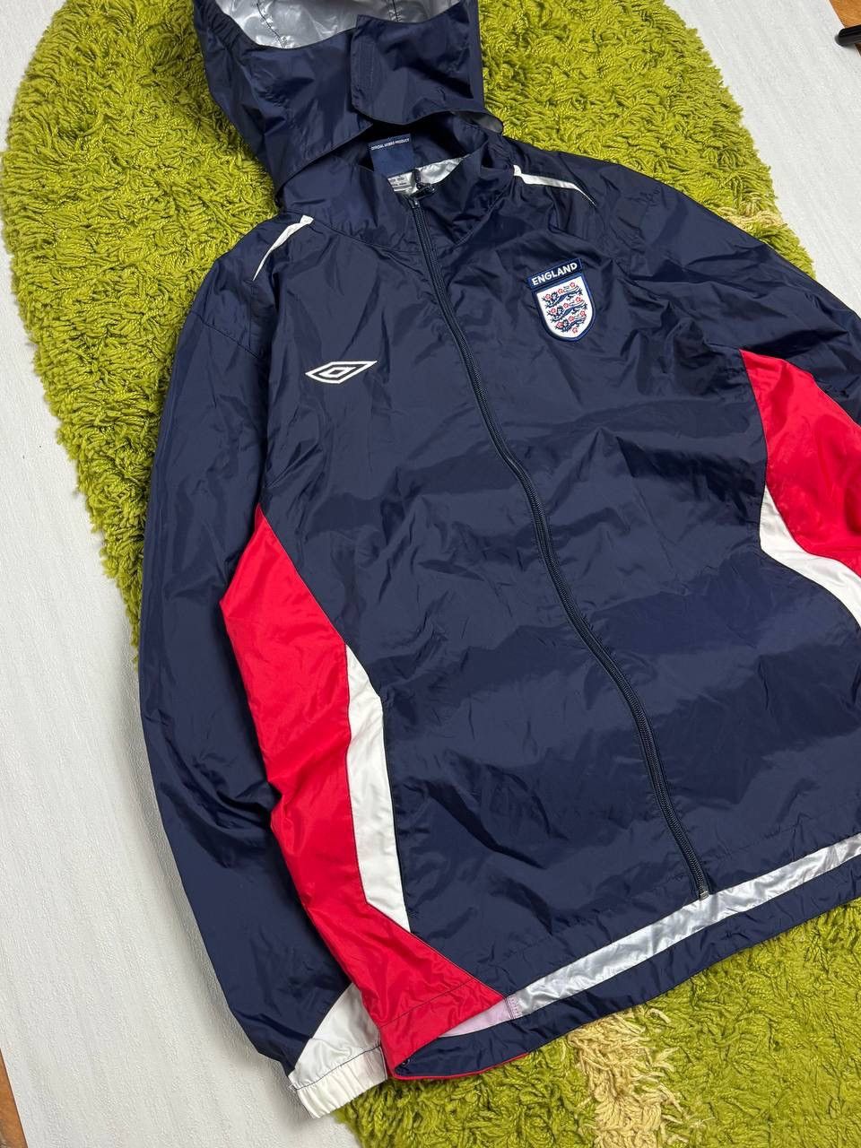 Umbro Vintage Umbro England Soccer Track Jacket Size US L / EU 52-54 / 3 - 3 Thumbnail
